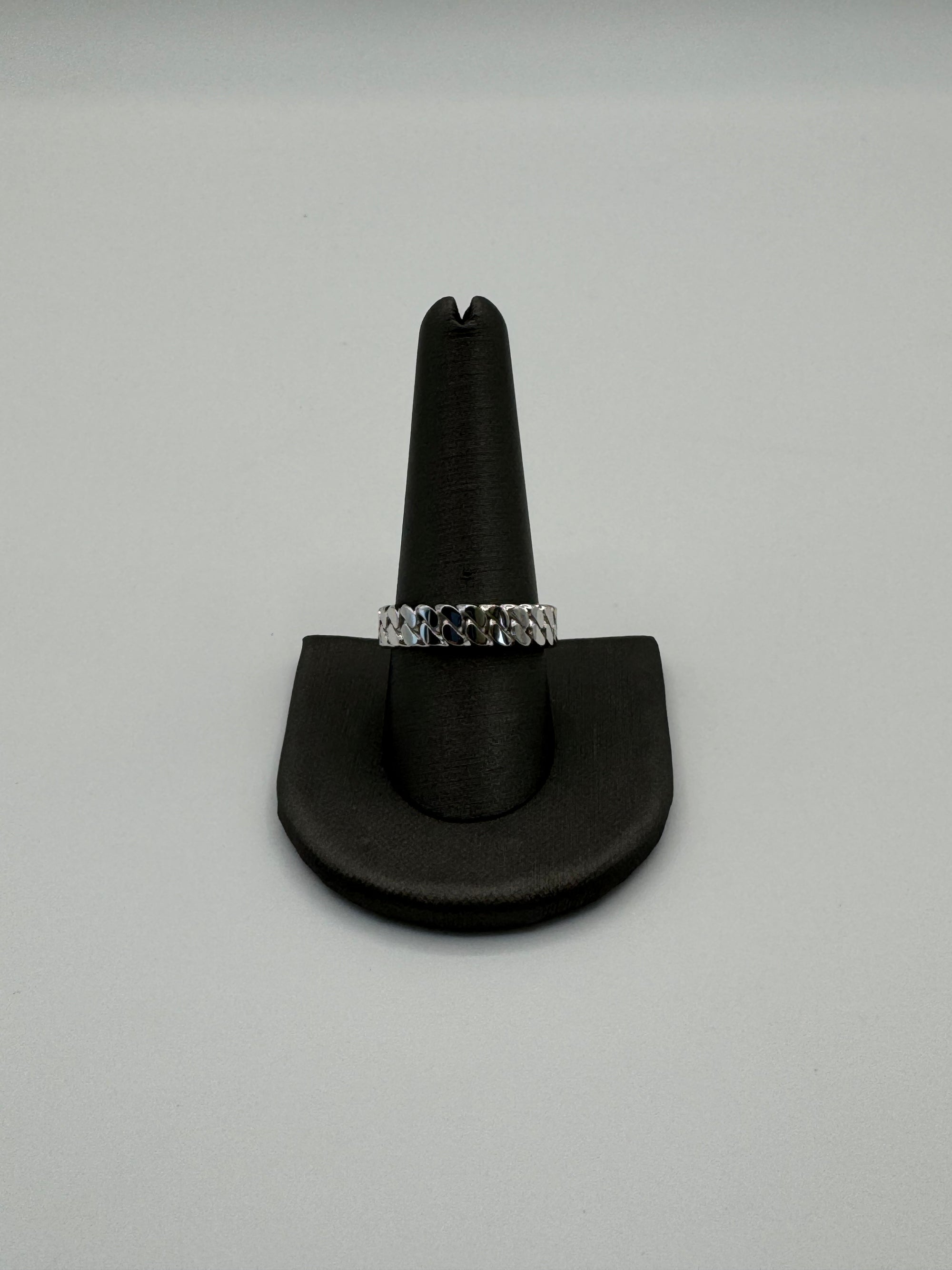 5.5mm Cuban Ring-Size 10