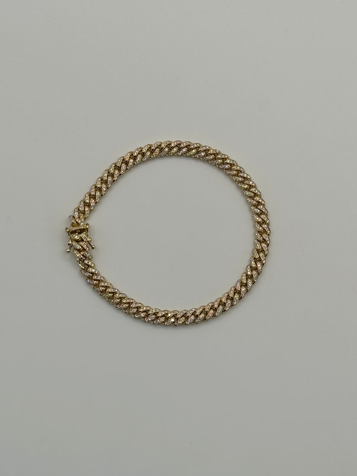 6MM Miami Cuban Link 8 inches (DIAMOND)