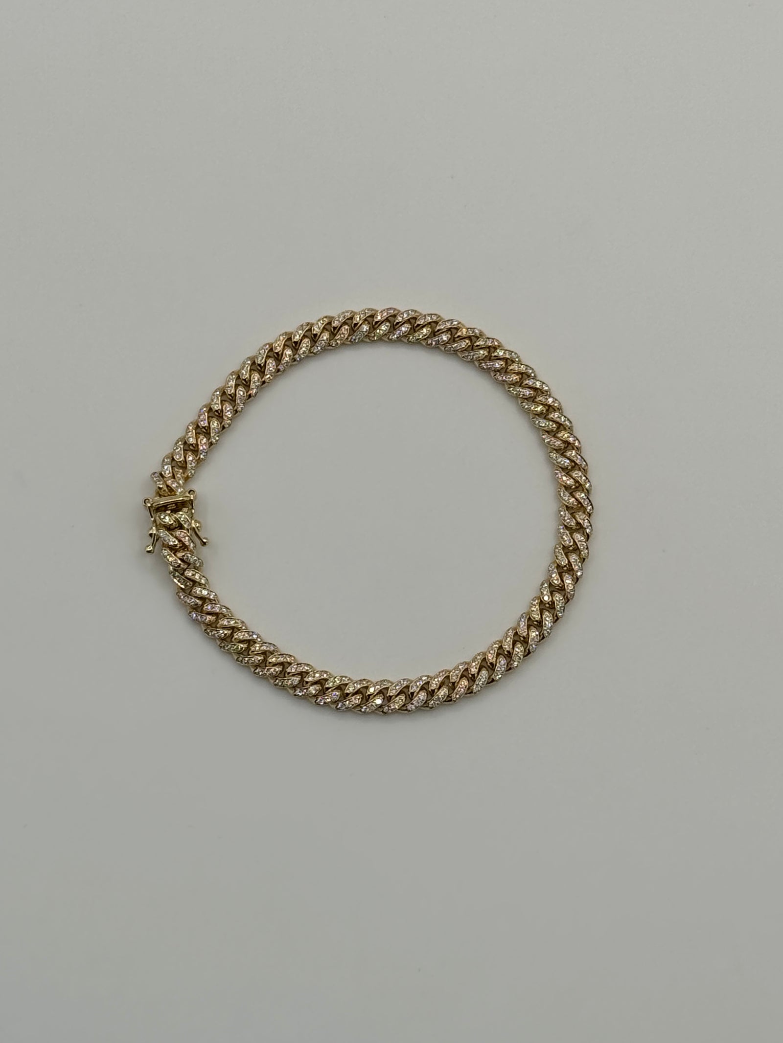 6MM Miami Cuban Link 8 inches (DIAMOND)