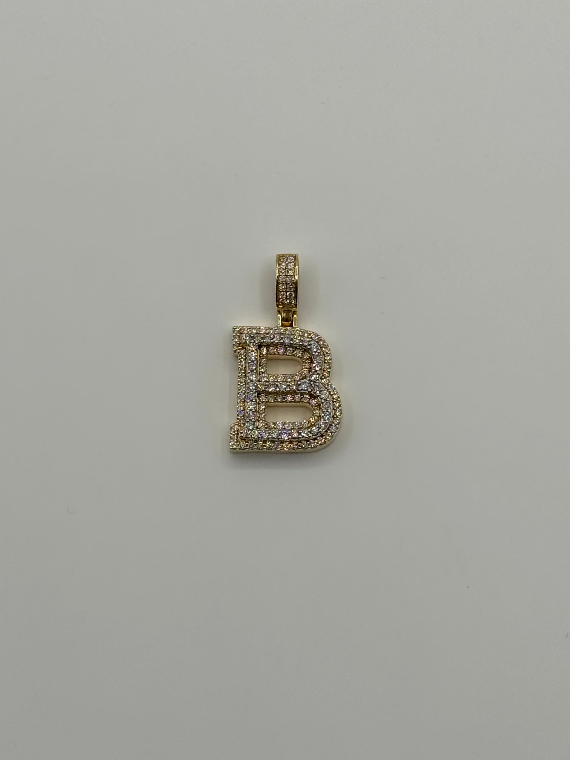 B Pendant (DIAMOND)- 1 1/2 Inch