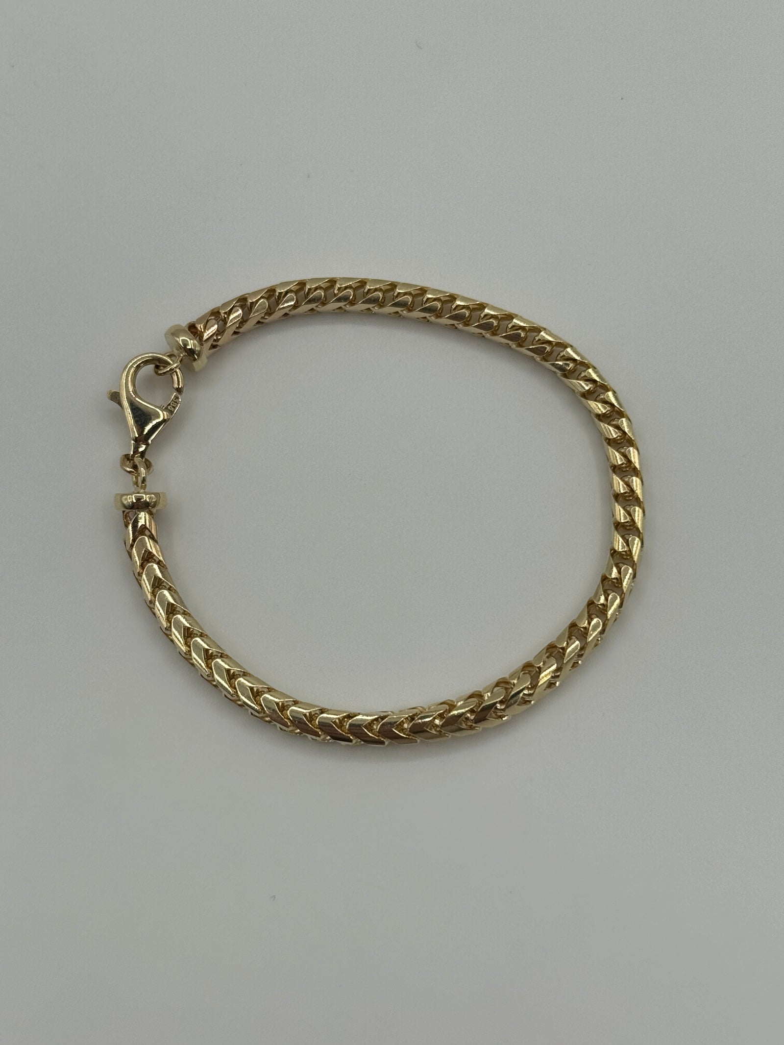 3.5mm Franco Bracelet 6.5 inches (PLAIN)