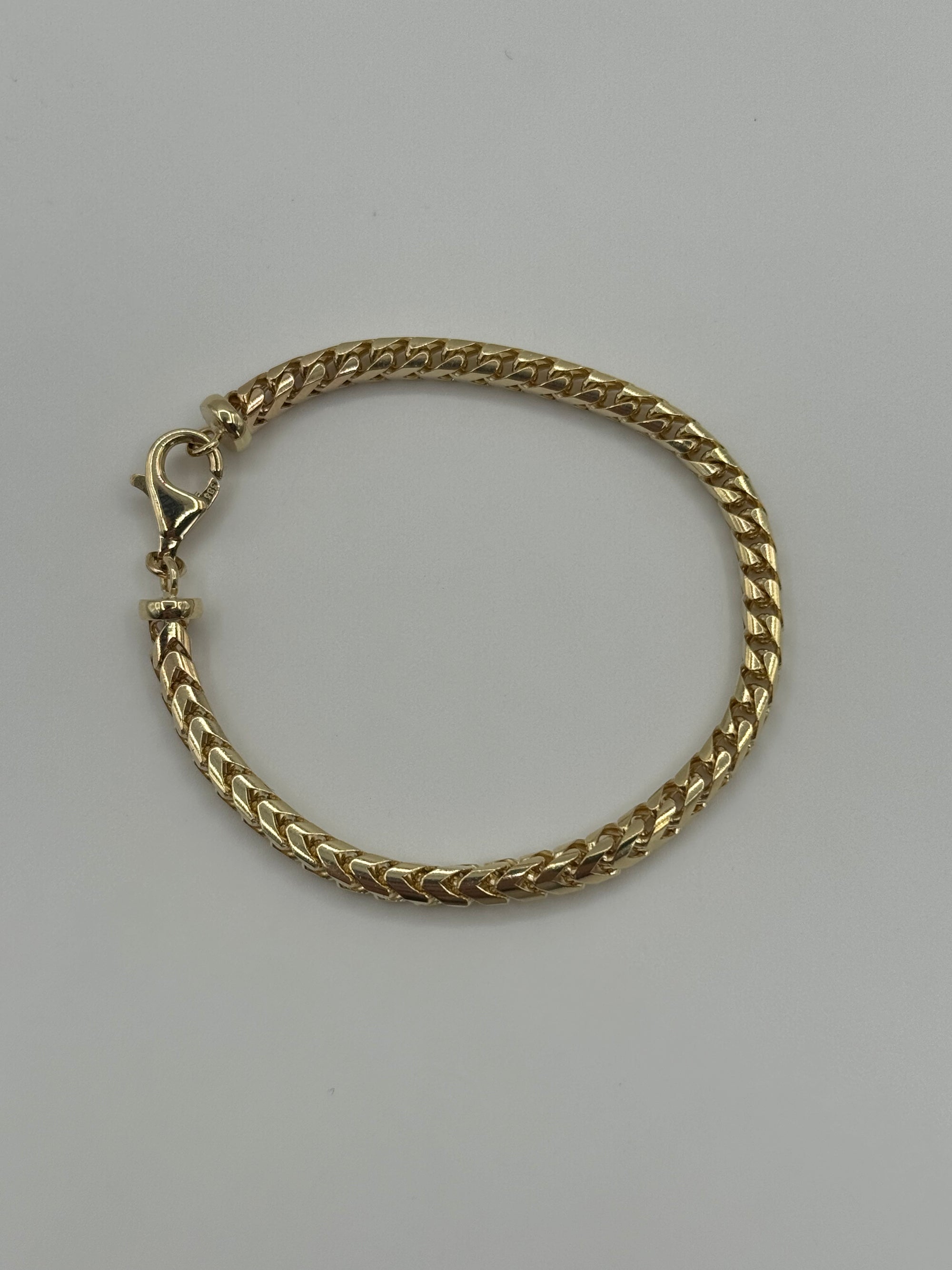 3.5mm Franco Bracelet 6.5 inches PLAIN LINX RESALE