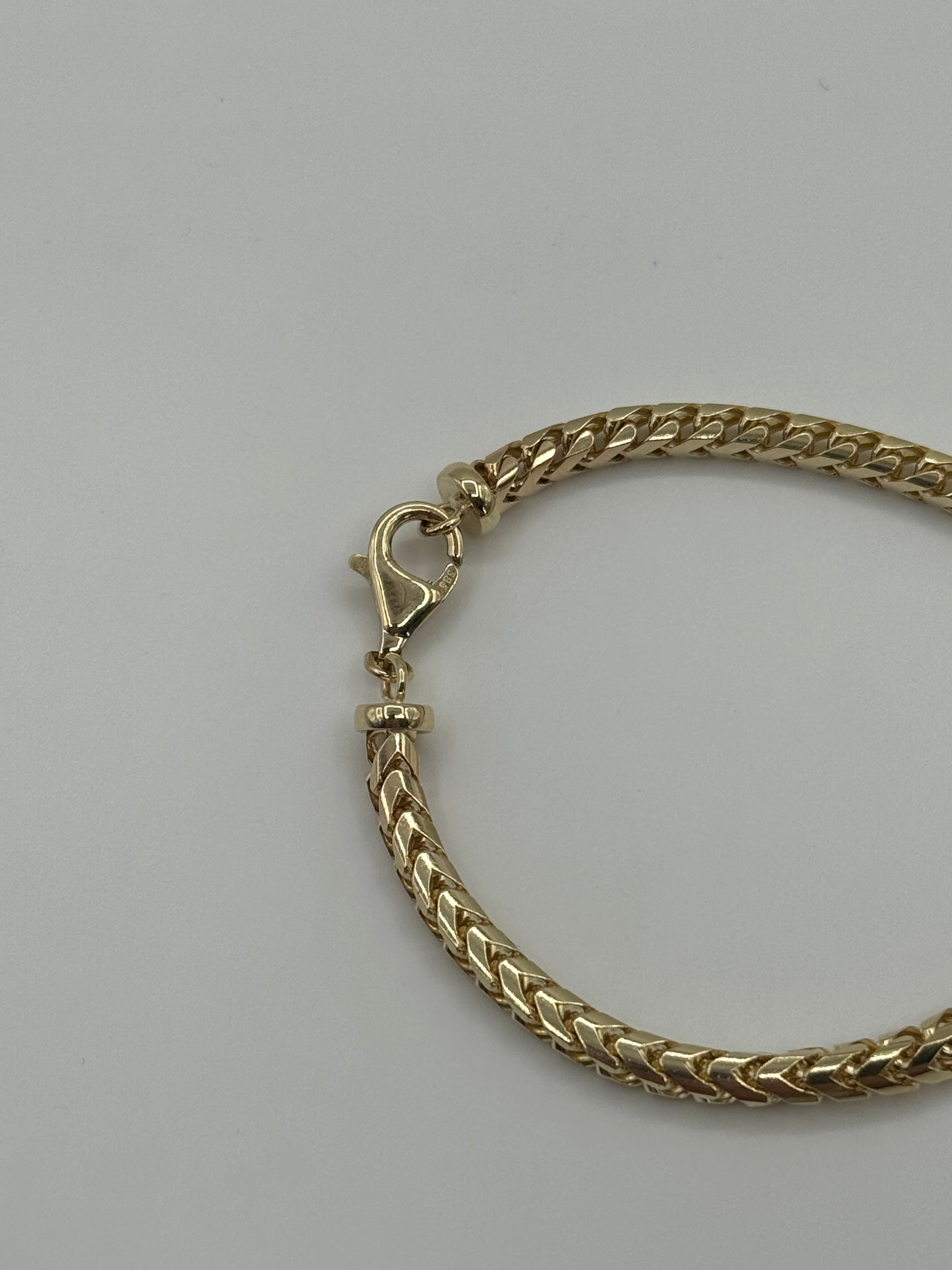 3.5mm Franco Bracelet 6.5 inches (PLAIN)