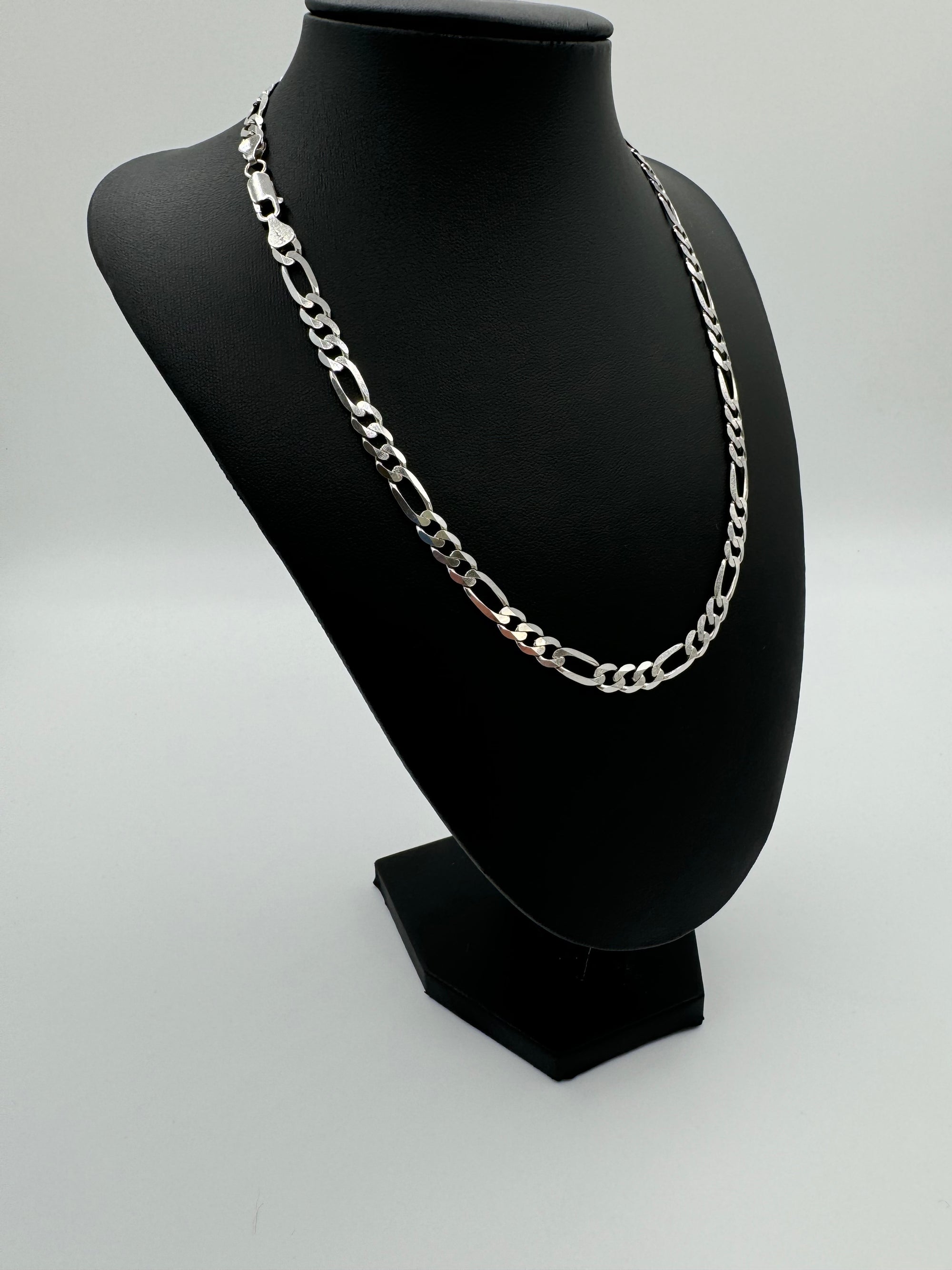 6mm Figaro Chain 18.25 inches