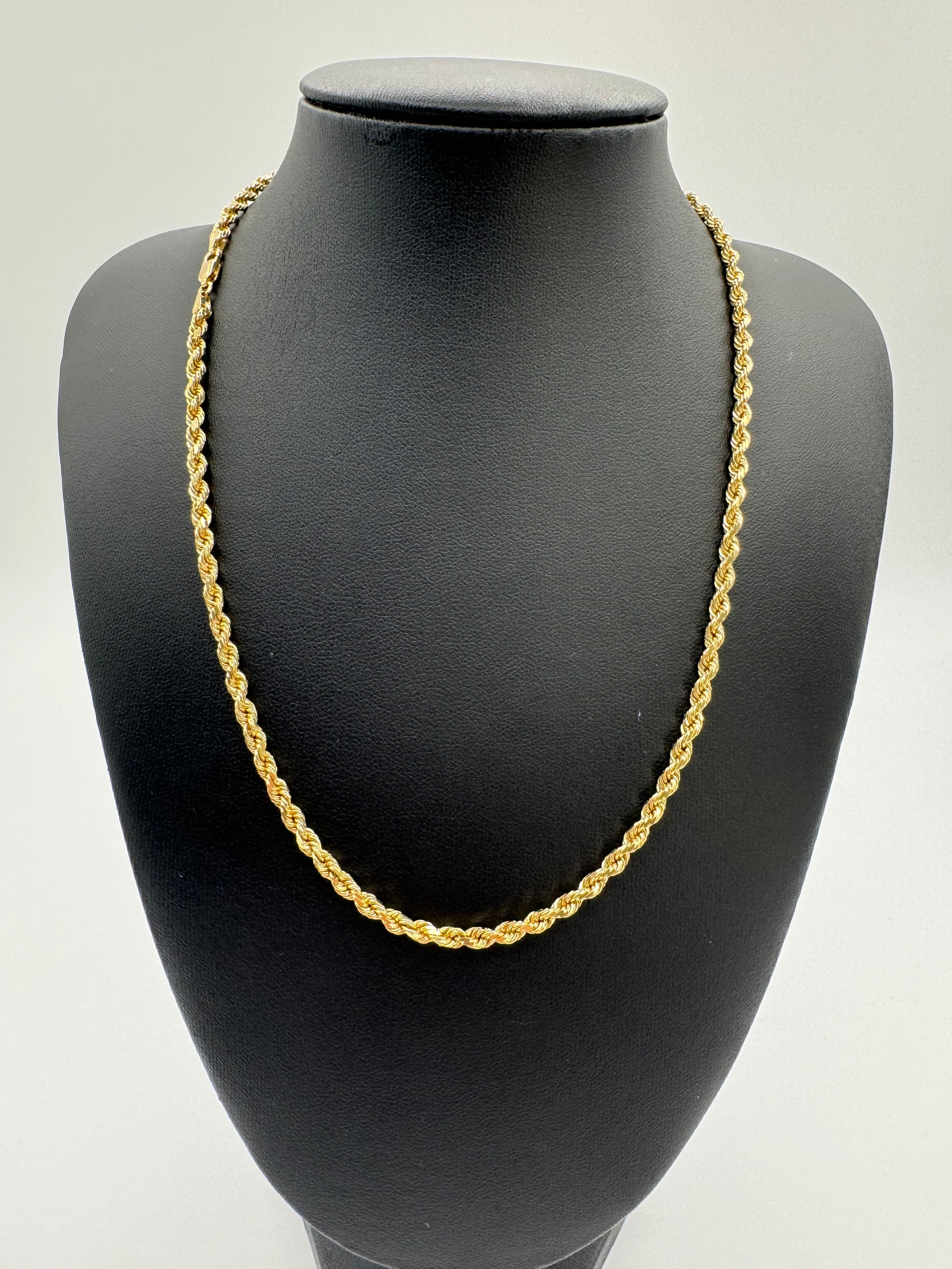 3.5mm Rope Chain 18 inches (DIAMOND CUT) LINX RESALE