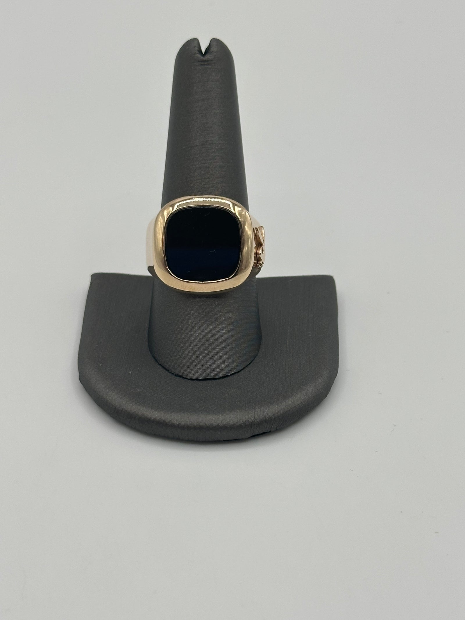 Playboy Square Signet Ring-Size 9.5