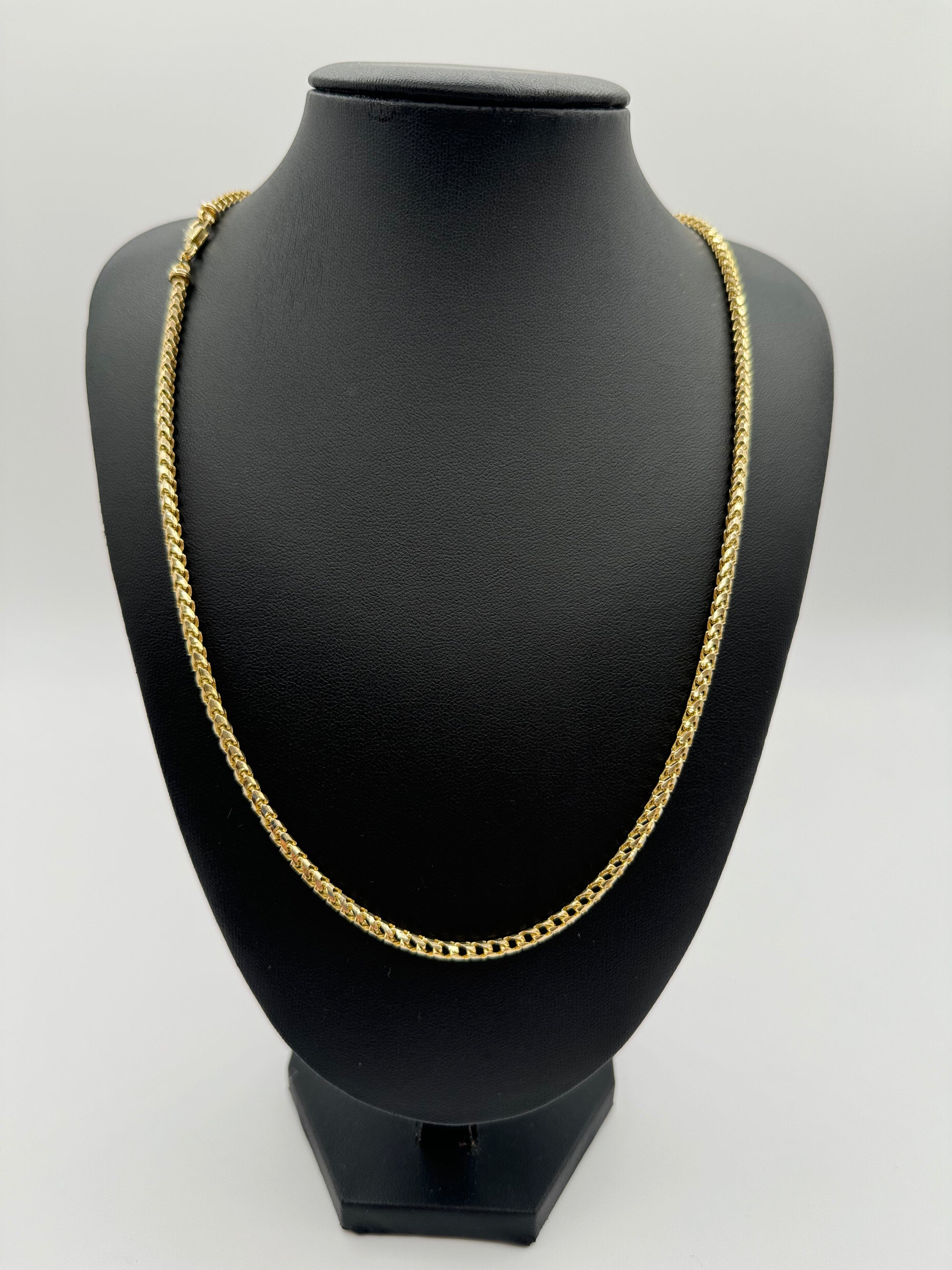 3mm Franco Chain 26 inches (DIAMOND CUT)