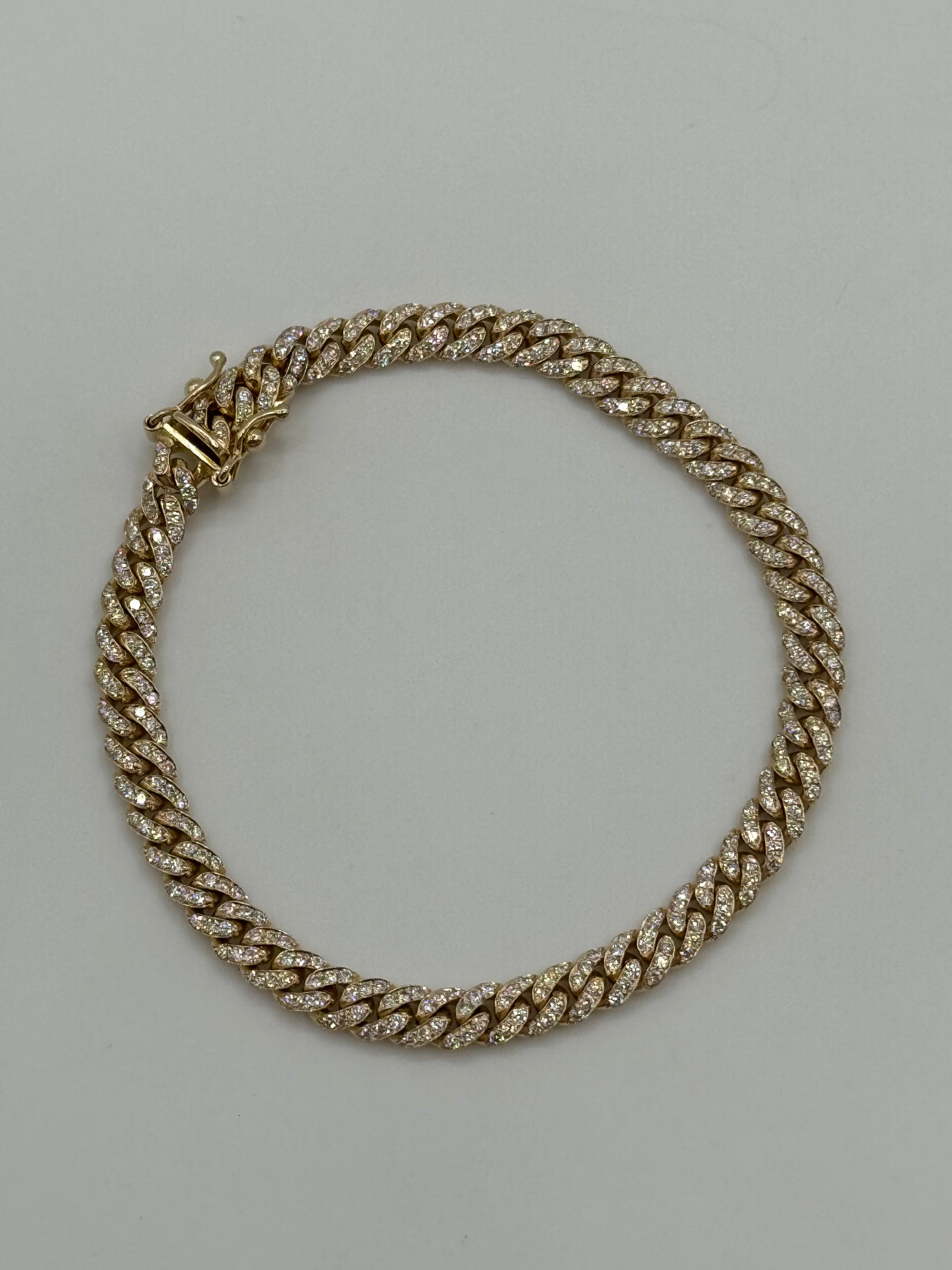 5MM Miami Cuban Link 7 inches (DIAMOND)