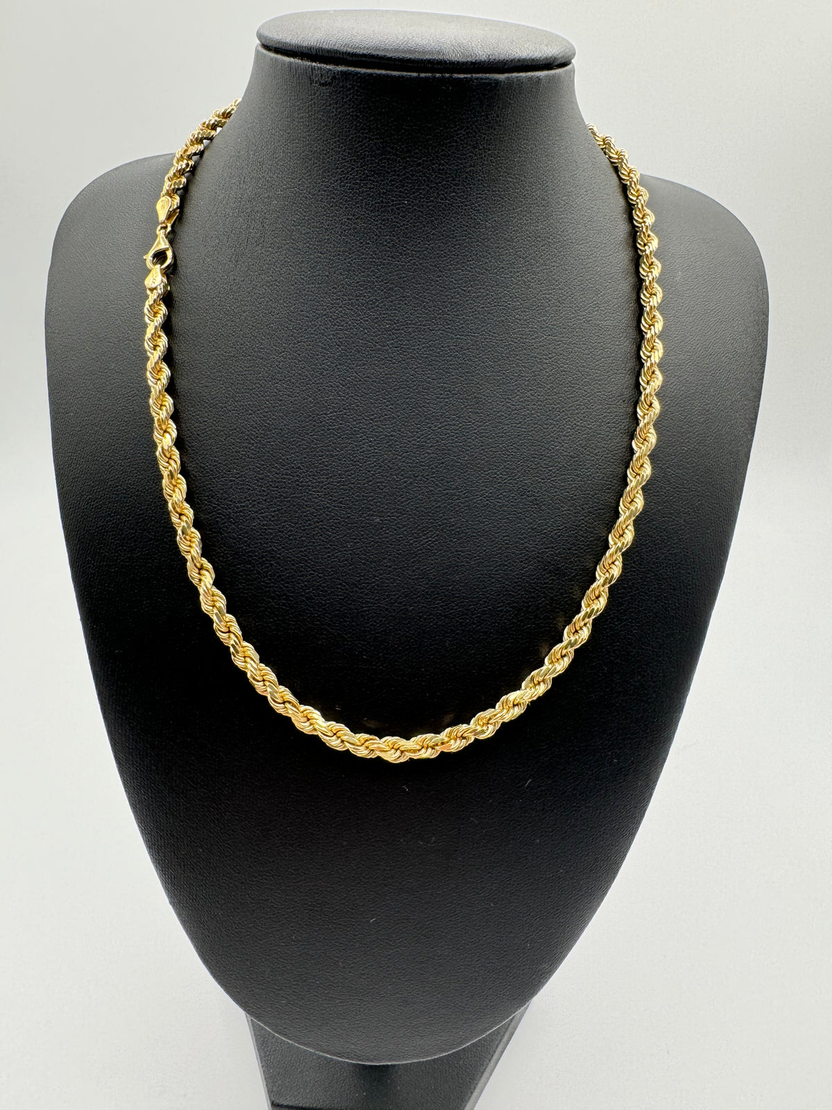 5mm Rope Chain 18 inches (DIAMOND CUT)