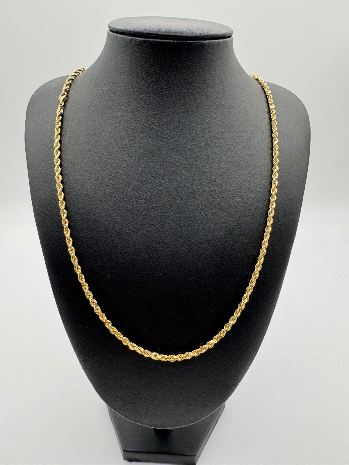 3mm Rope Chain 24 inches (DIAMOND CUT)