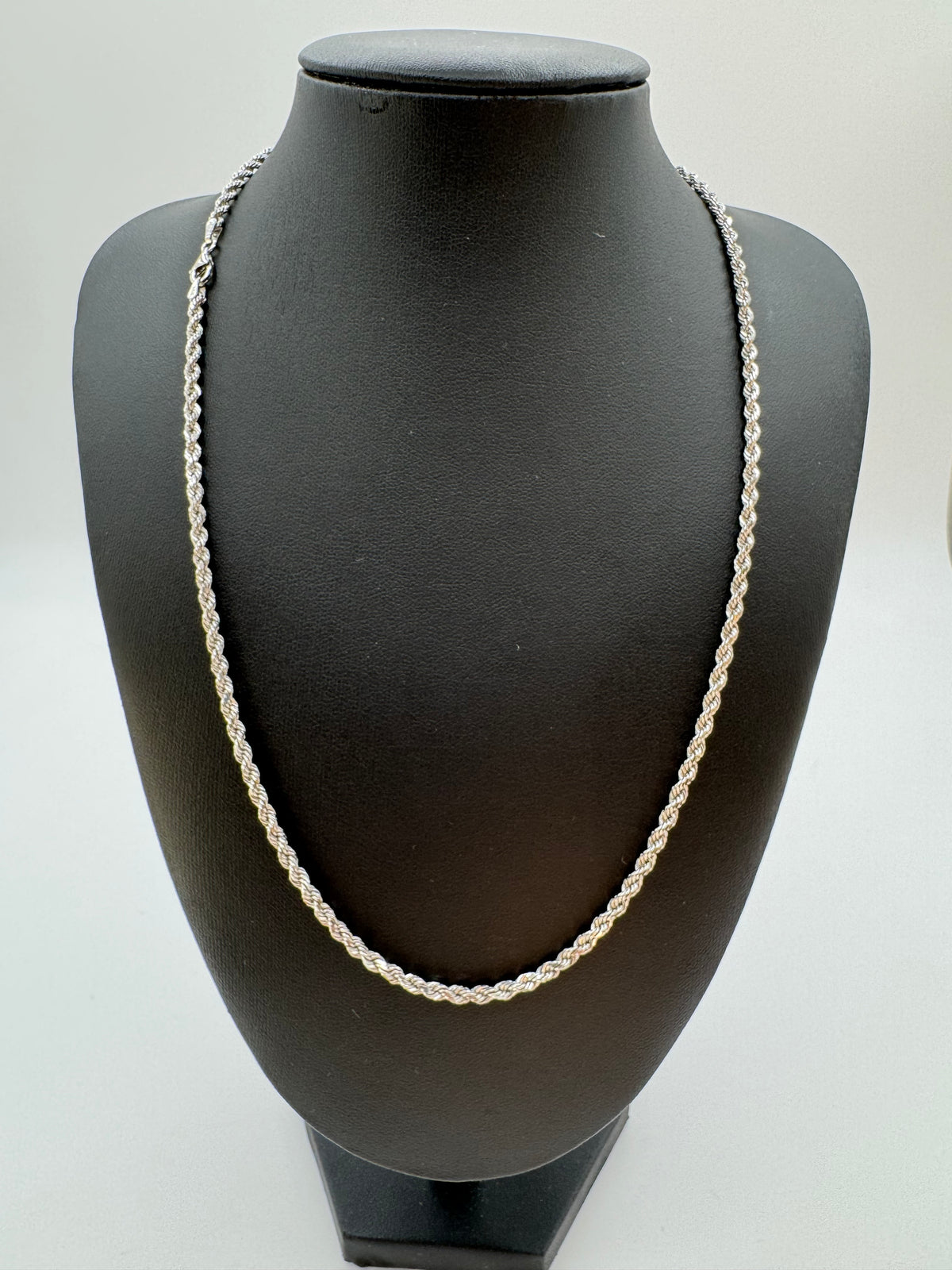 3mm Rope Chain 20 inches (DIAMOND CUT)