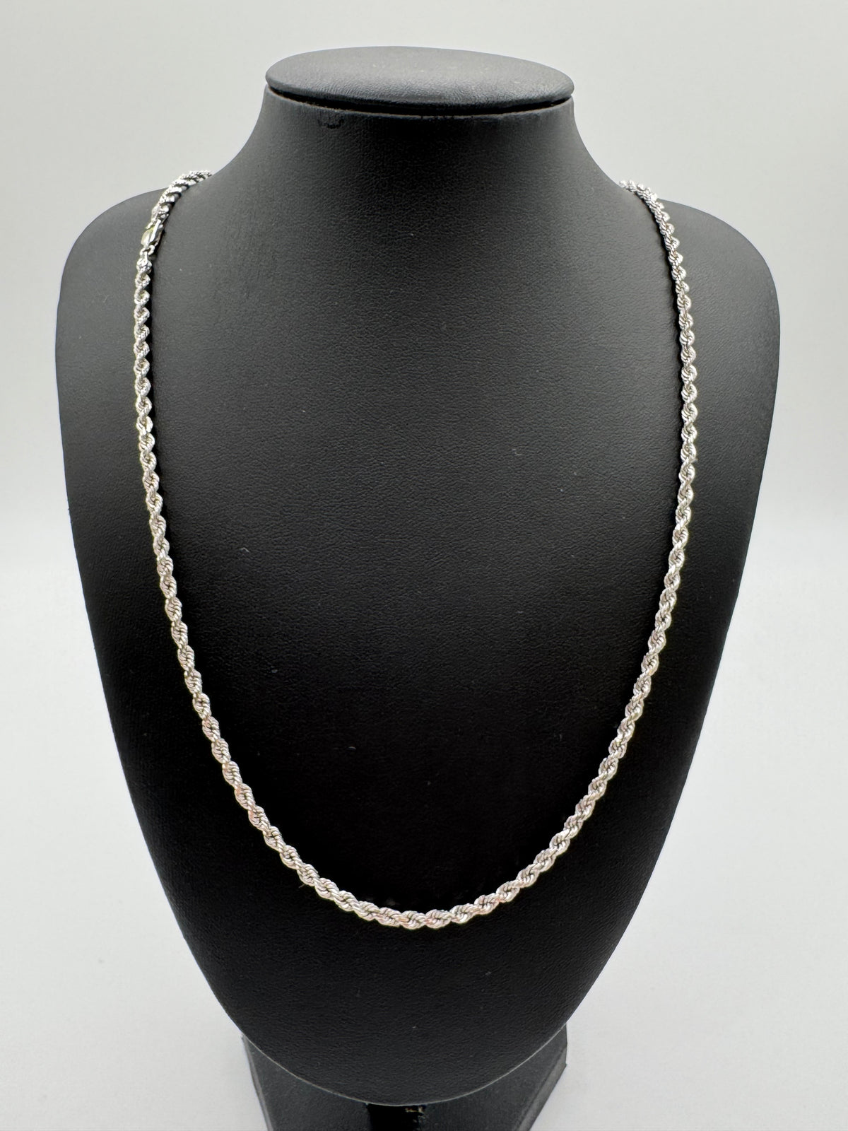 3mm Rope Chain 26 inches (DIAMOND CUT)