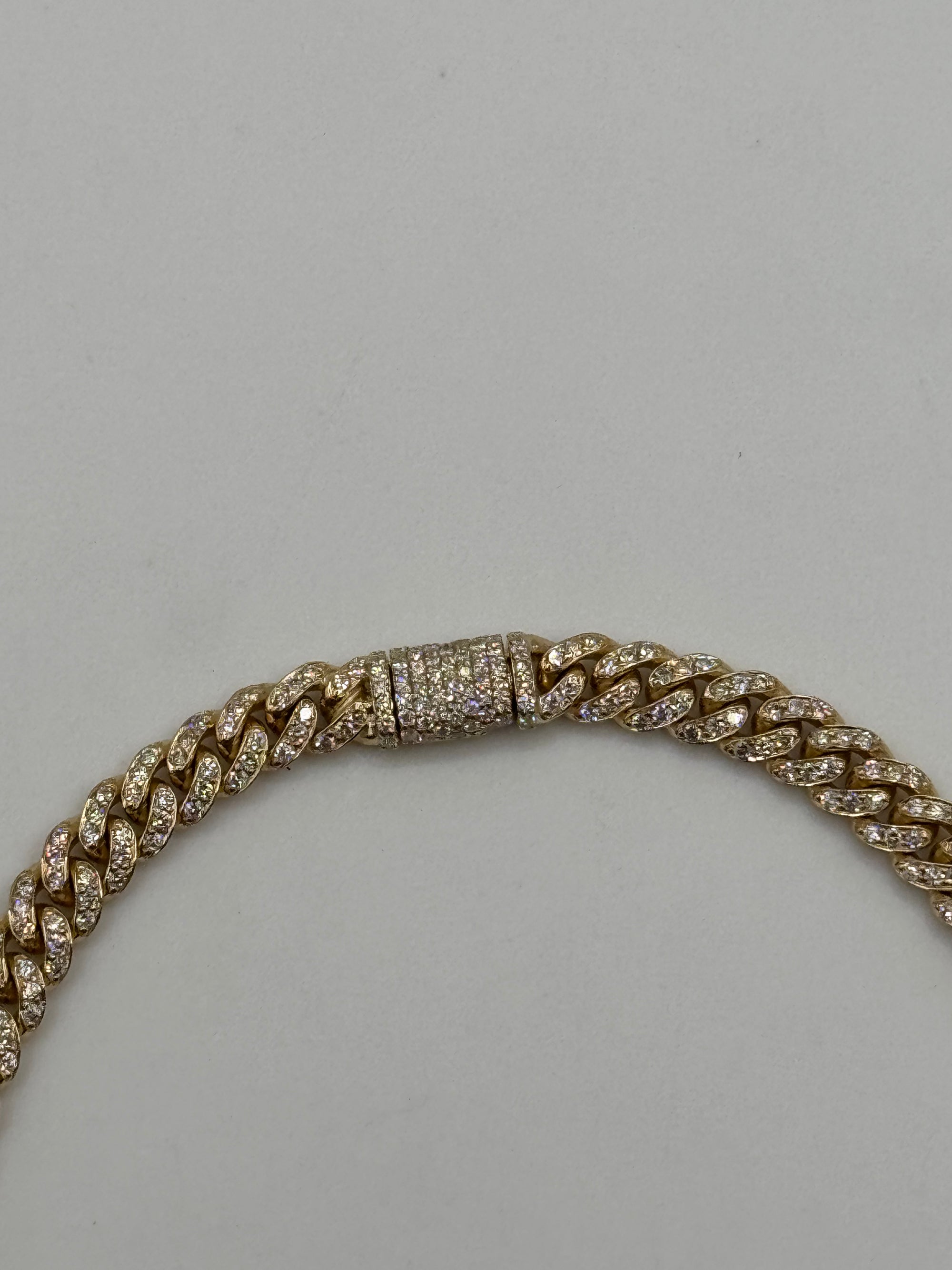 5MM Miami Cuban Link 8 inches (DIAMOND)