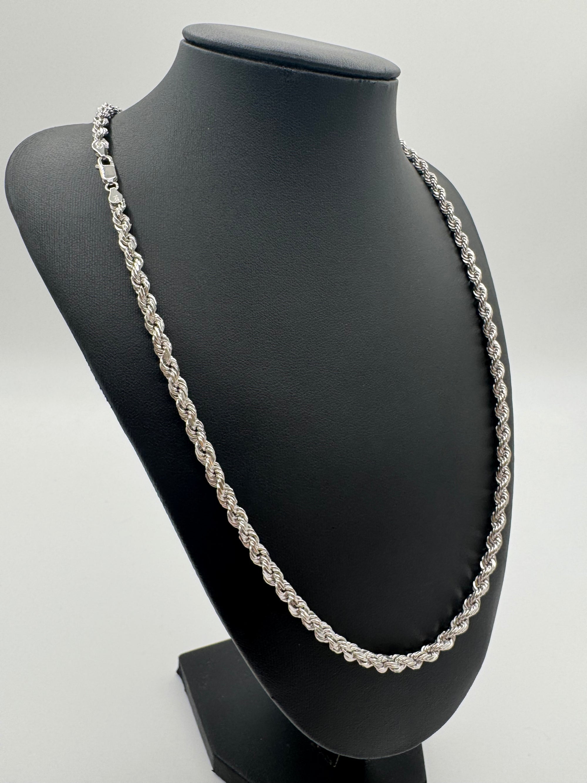 5mm Rope Chain 22 inches (DIAMOND CUT)