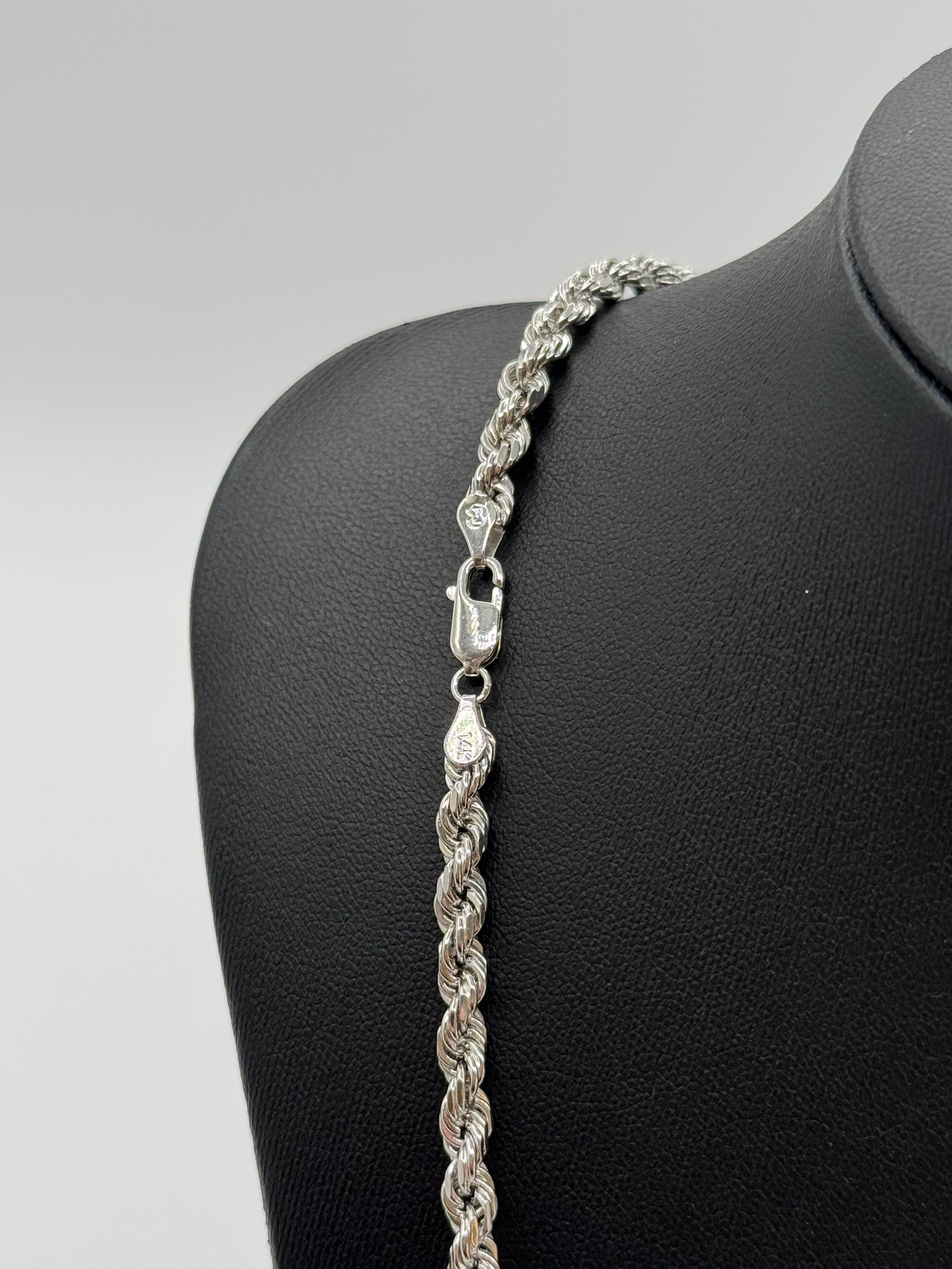 5mm Rope Chain 22 inches (DIAMOND CUT)