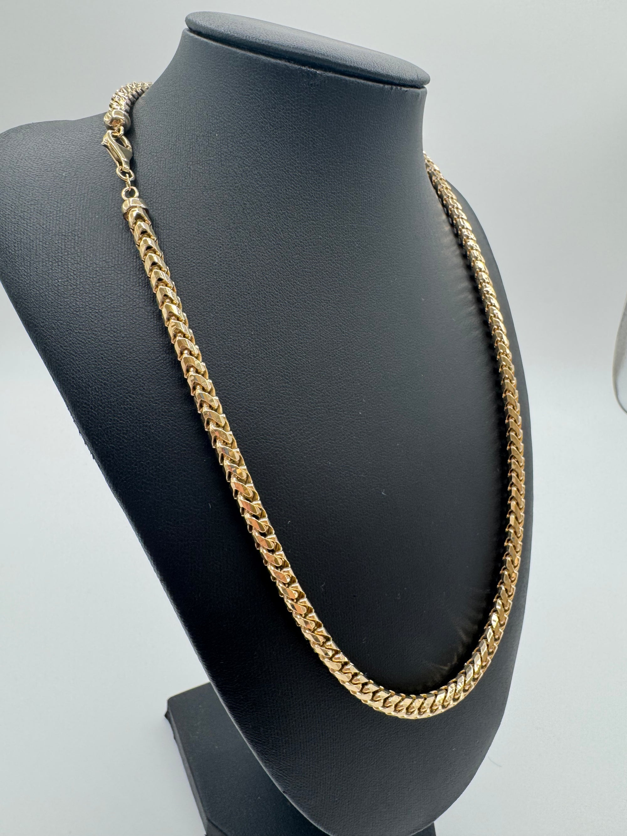 5mm Franco Chain 20 inches (DIAMOND CUT)