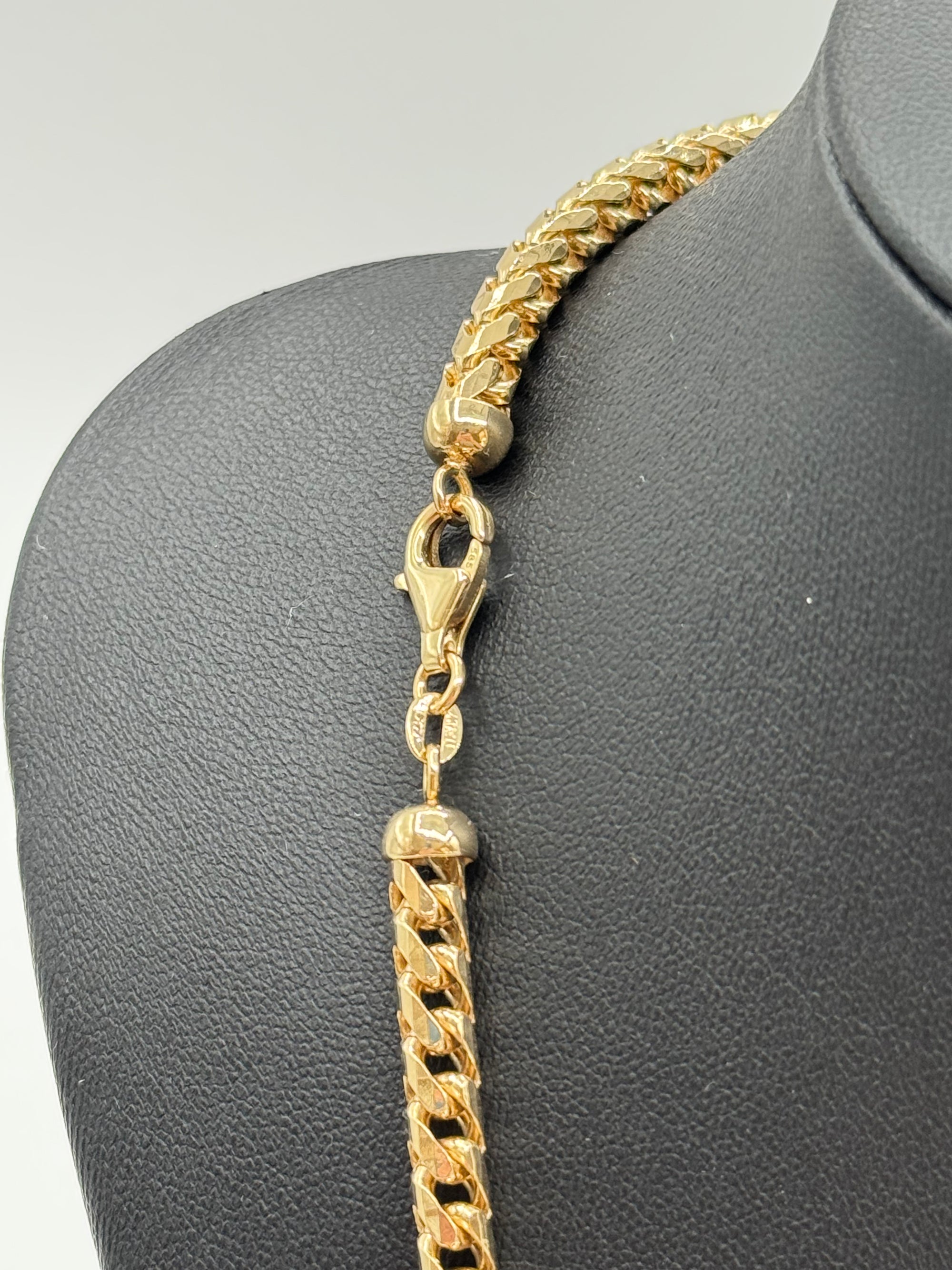 5mm Franco Chain 20 inches (DIAMOND CUT)