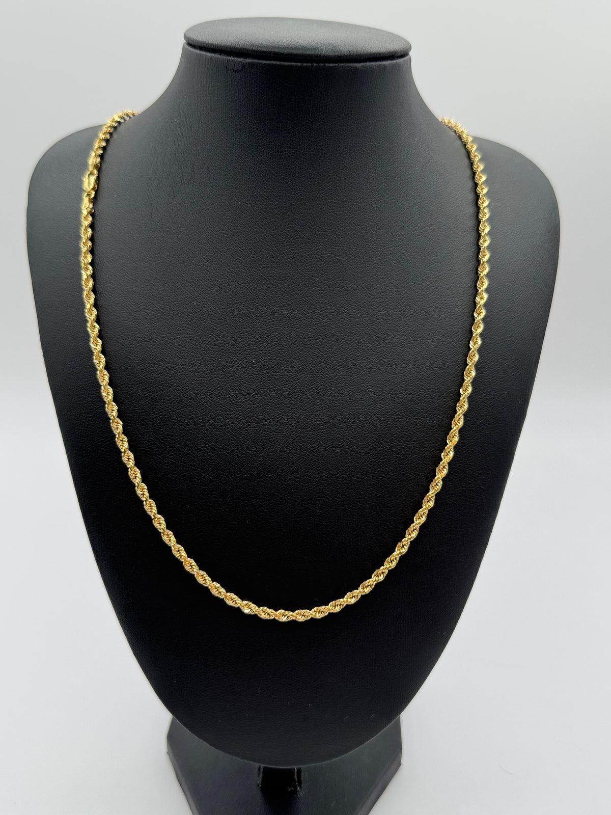 3mm Rope Chain 22 inches (DIAMOND CUT)