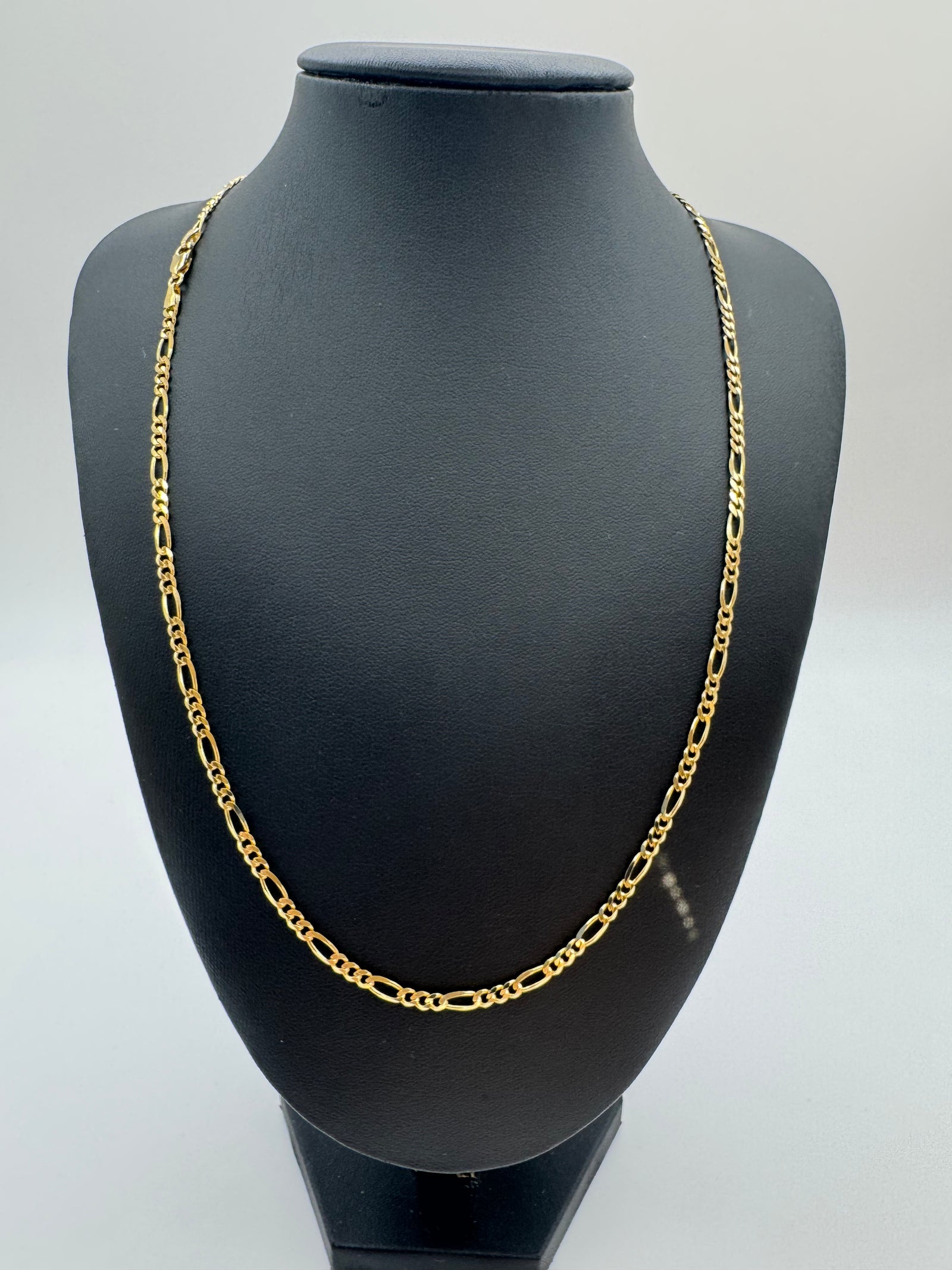 3mm Figaro Chain 22 inches