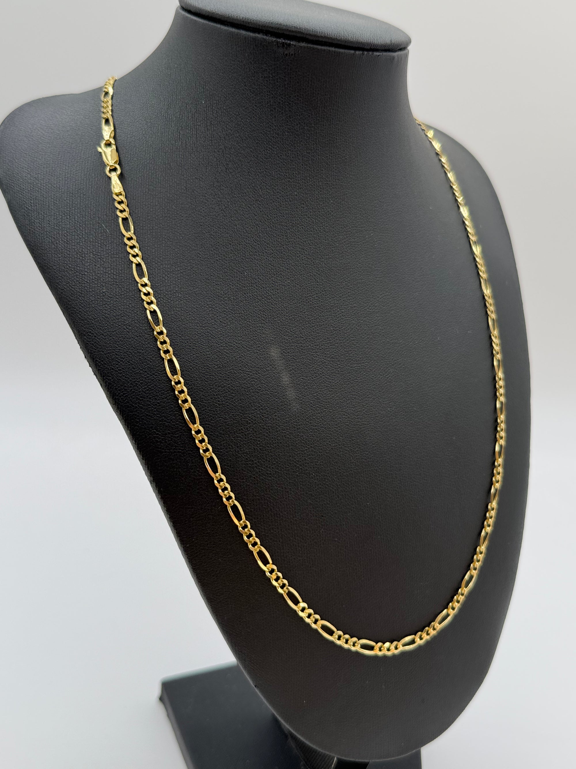 3mm Figaro Chain 22 inches