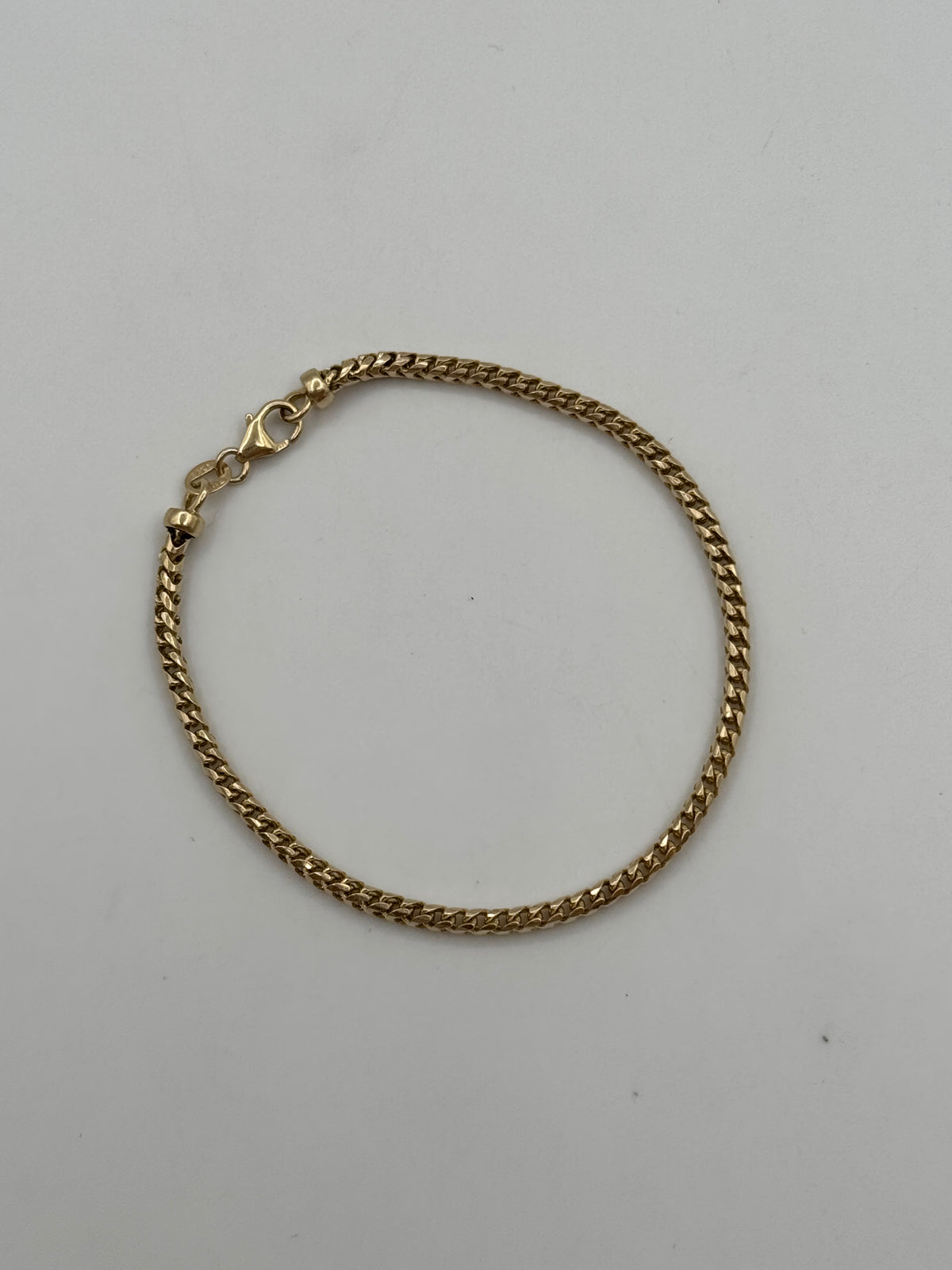 2.5mm Franco Bracelet 7 inches