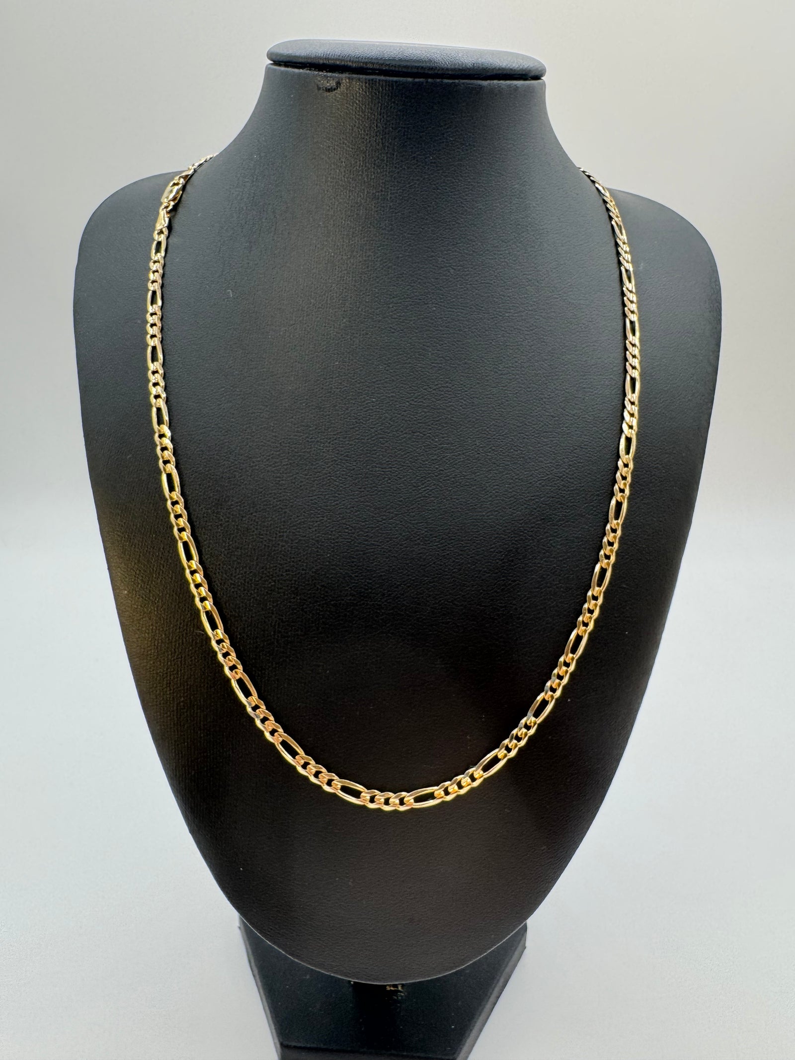 3.8mm Figaro Chain 24 inches