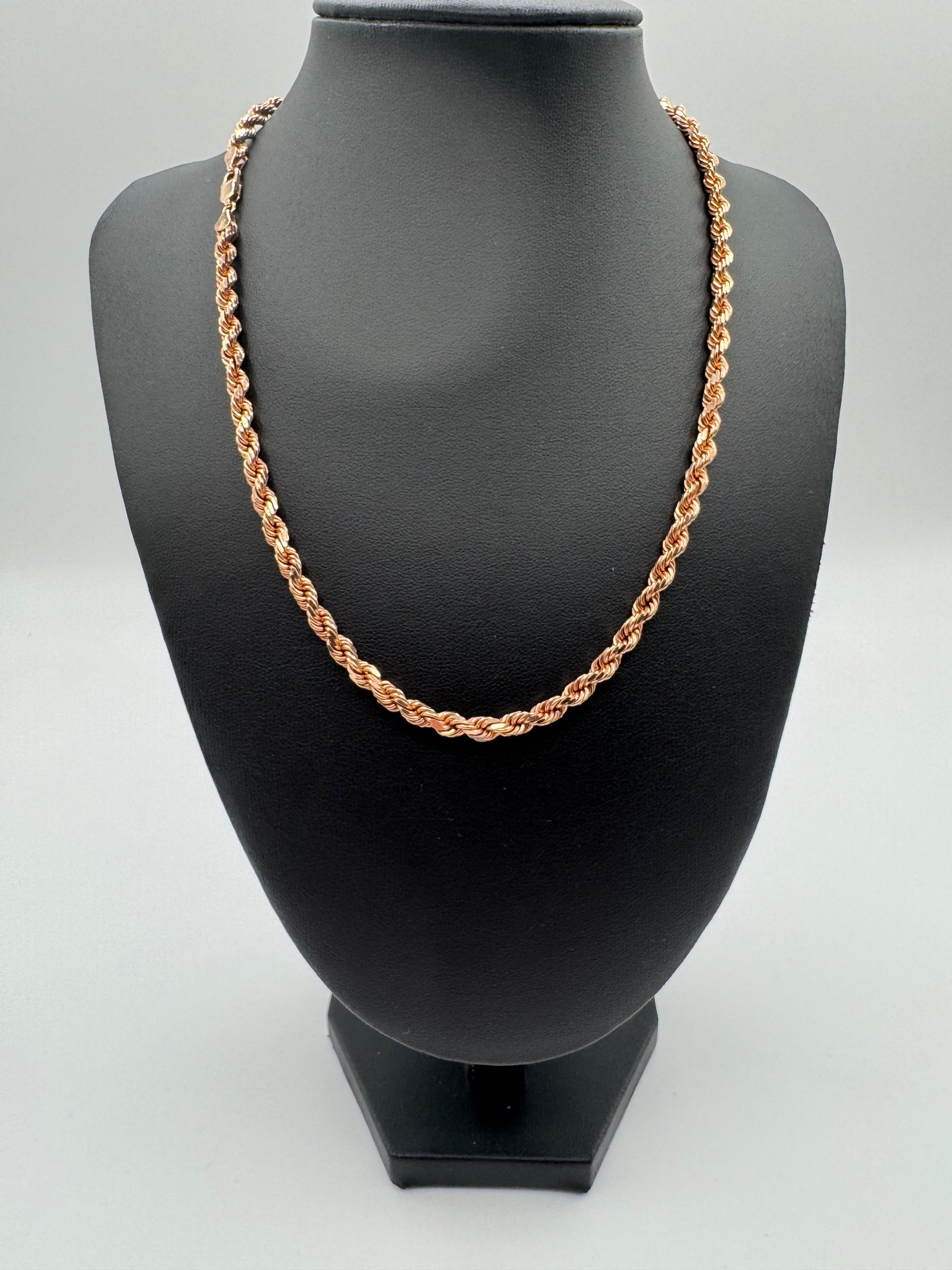 5mm Rope Chain 18 inches (DIAMOND CUT)