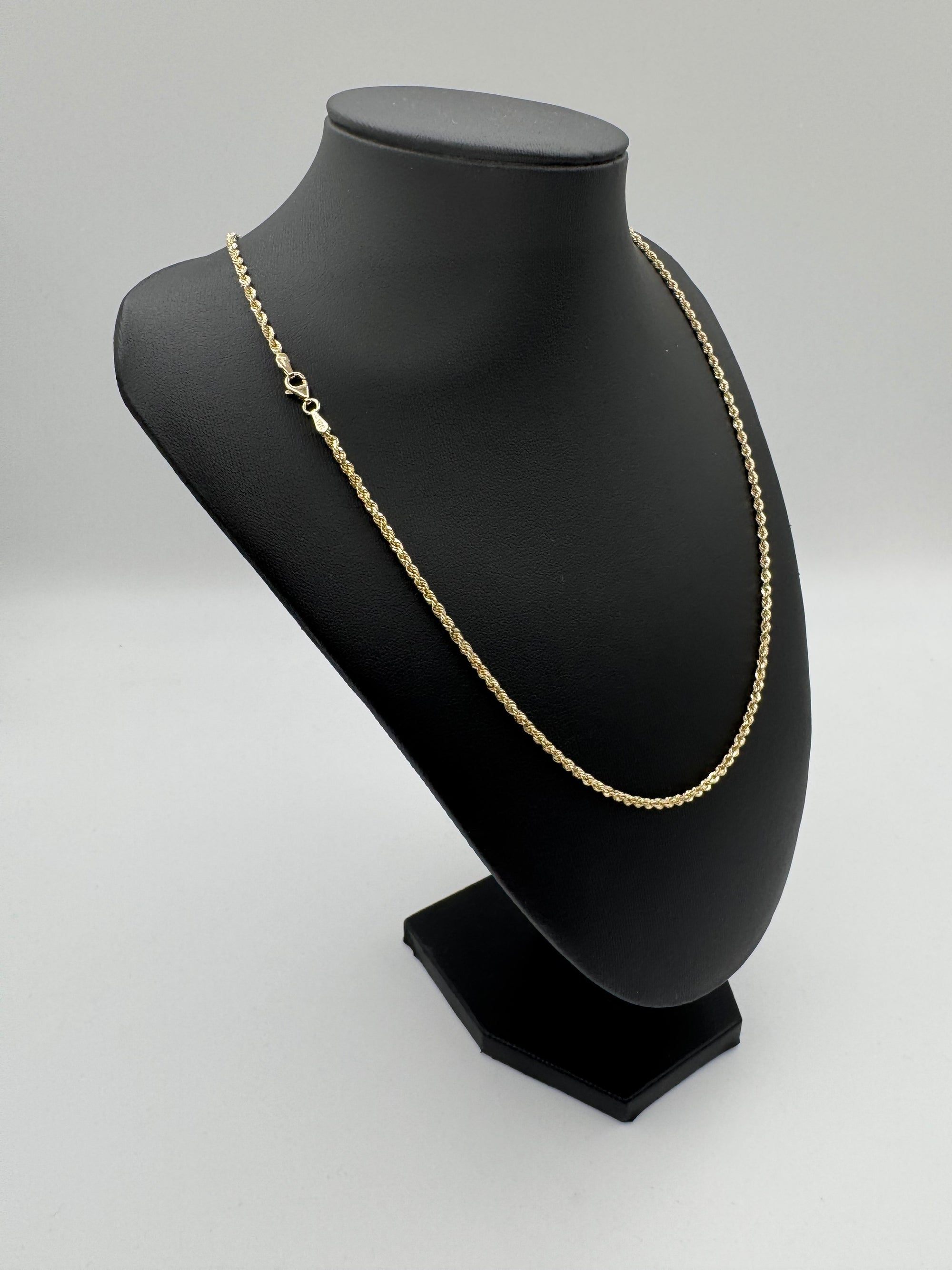 2.5mm Rope Chain 20 inches (DIAMOND CUT)