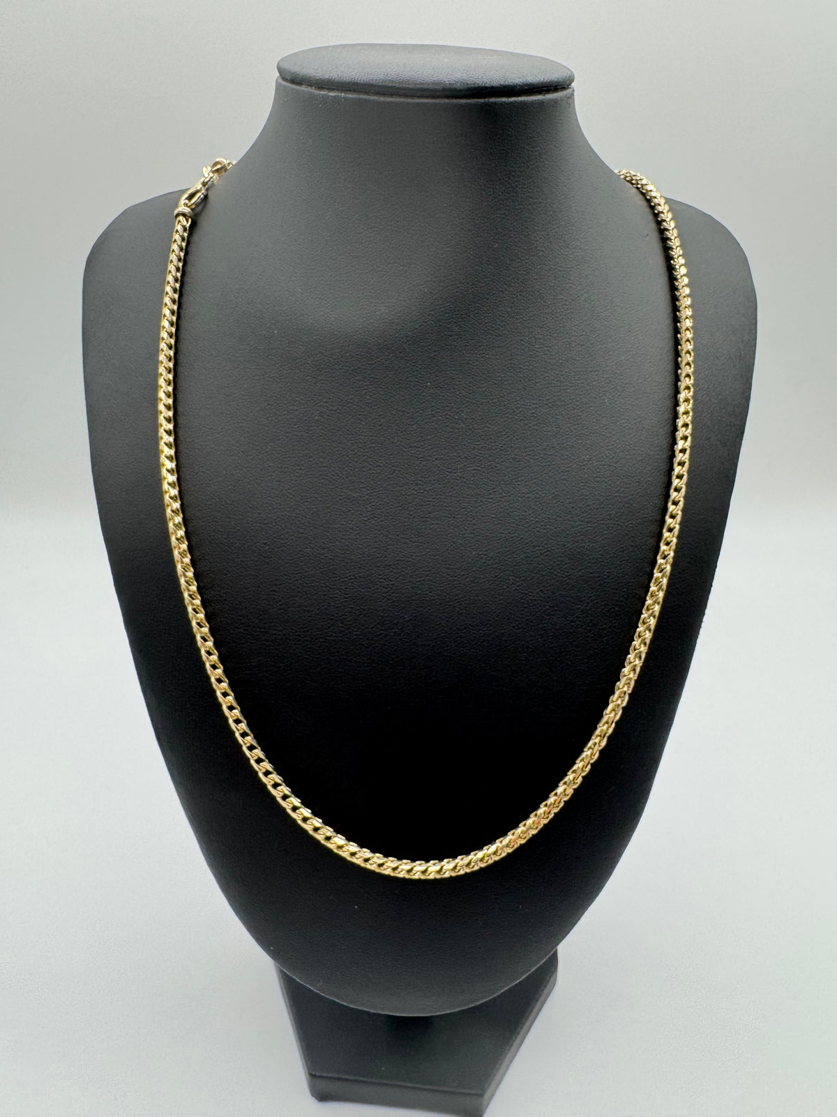 3mm Franco Chain 24 inches (DIAMOND CUT)