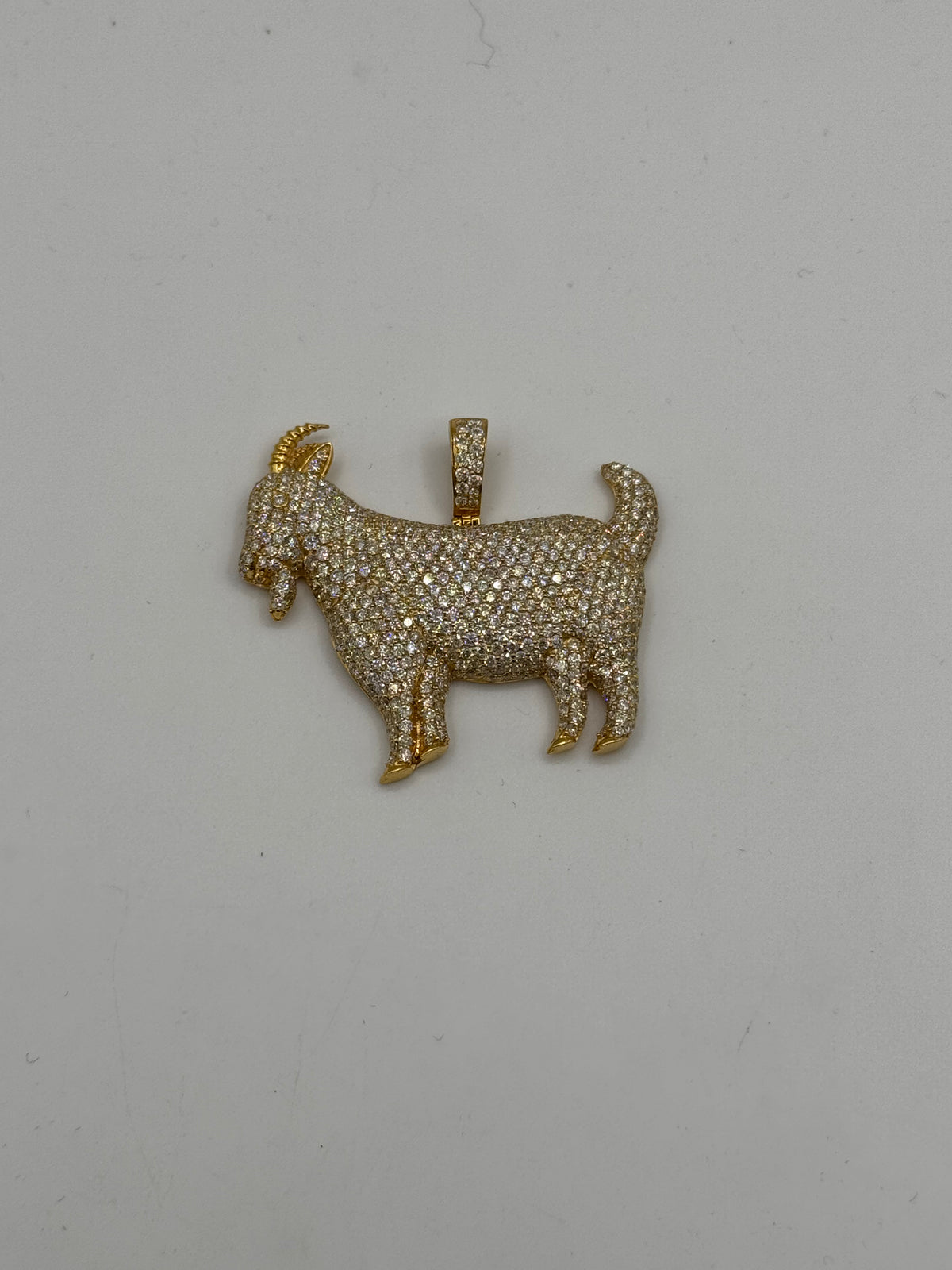 Diamond Goat Pendant-1 1/2 Inch