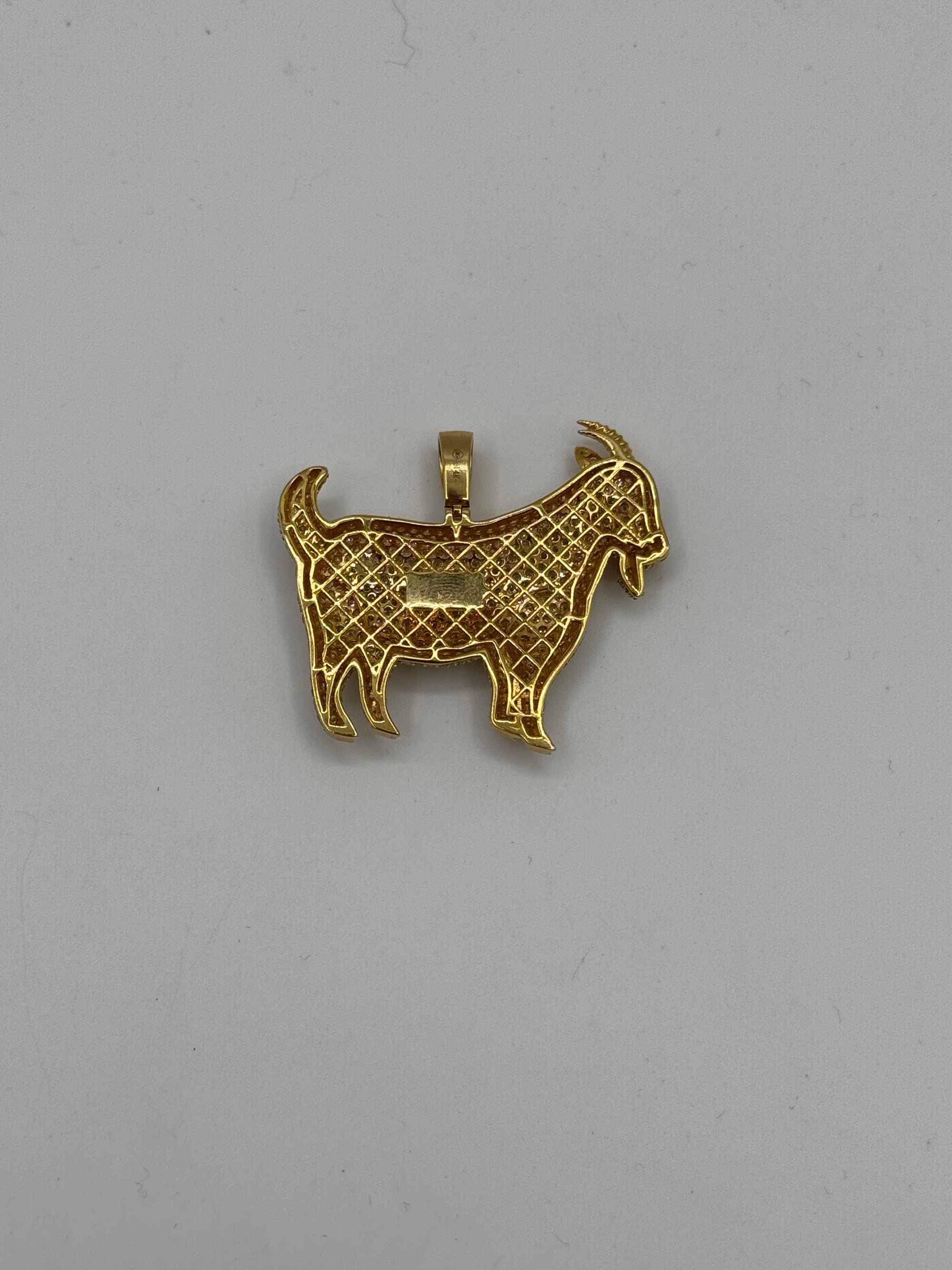 Diamond Goat Pendant-1 1/2 Inch