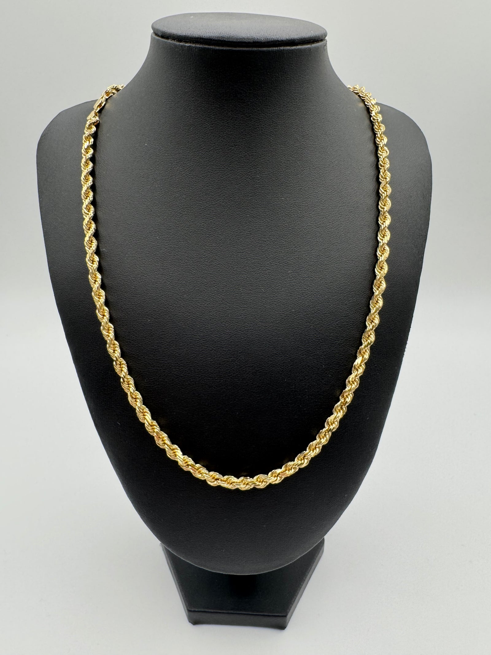 5mm Rope Chain 26 inches (DIAMOND CUT)