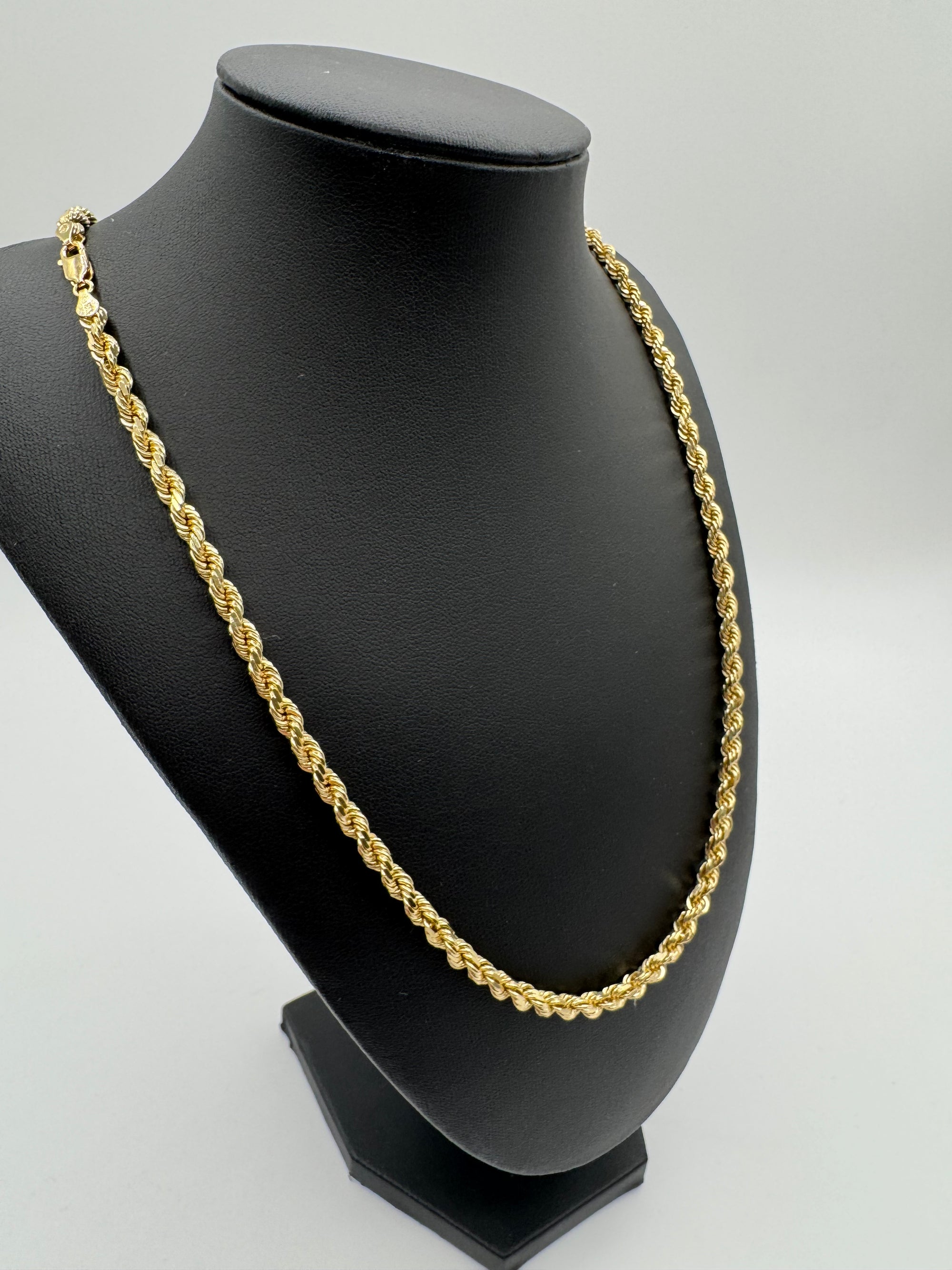 5mm Rope Chain 26 inches (DIAMOND CUT)