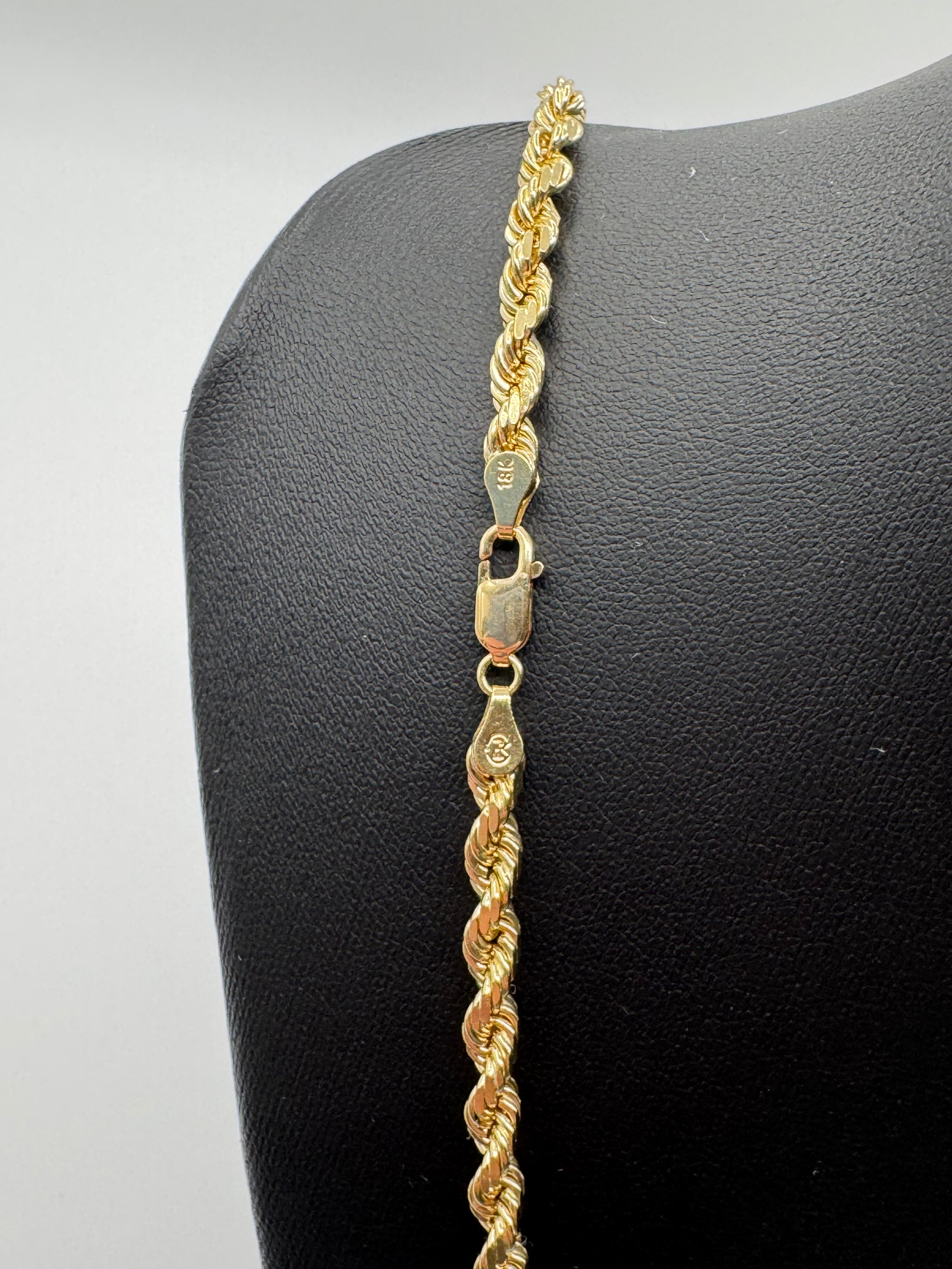 5mm Rope Chain 26 inches (DIAMOND CUT)