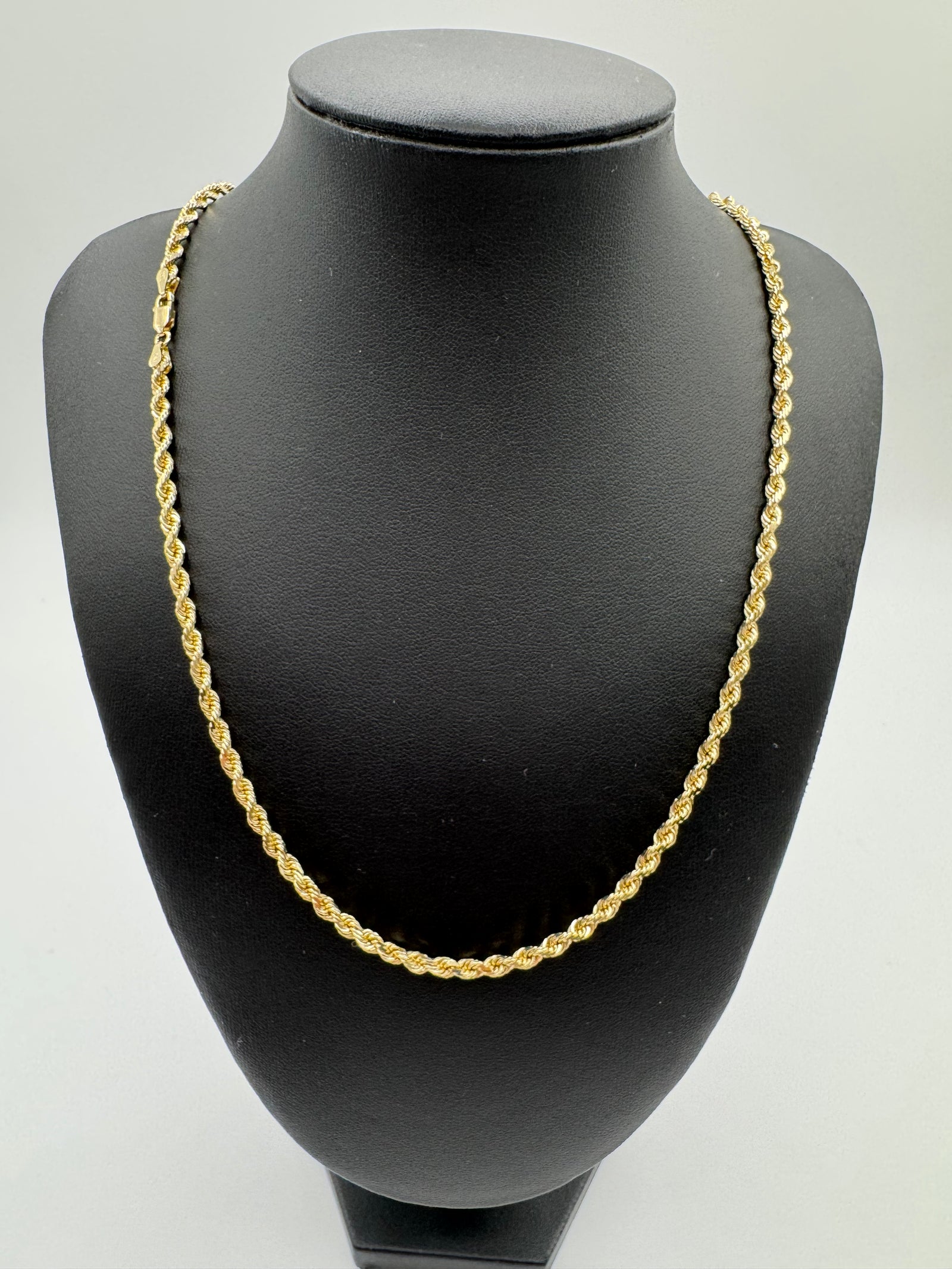 3.5mm Rope Chain 22 inches (DIAMOND CUT)