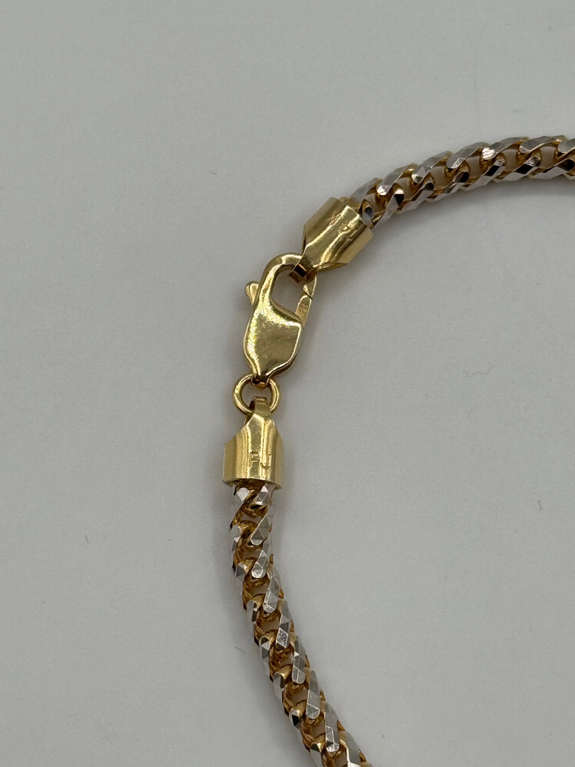 4mm PRISM Franco Bracelet 8.5 inches (DIAMOND CUT)