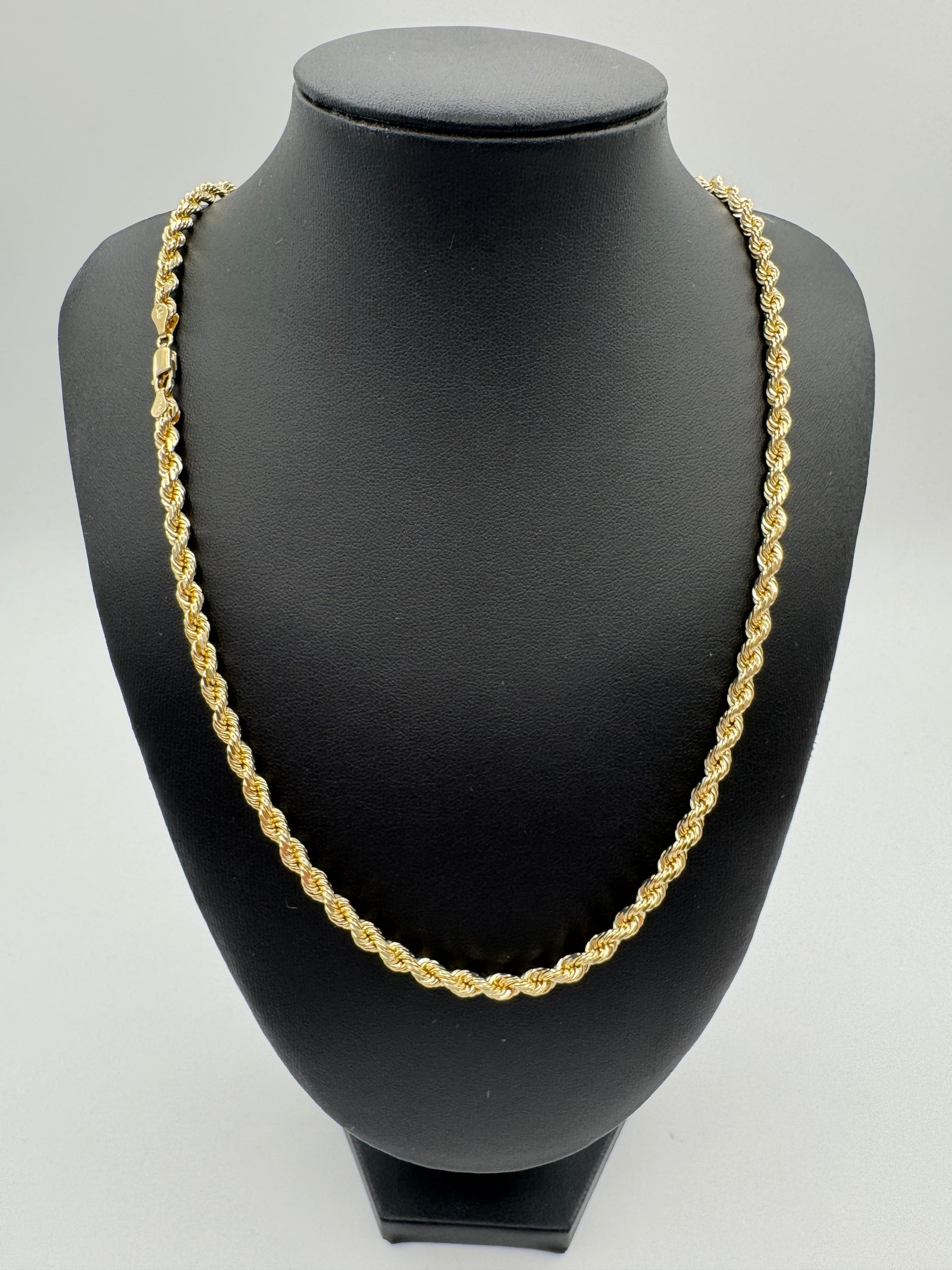 5mm Rope Chain 24 inches (DIAMOND CUT)