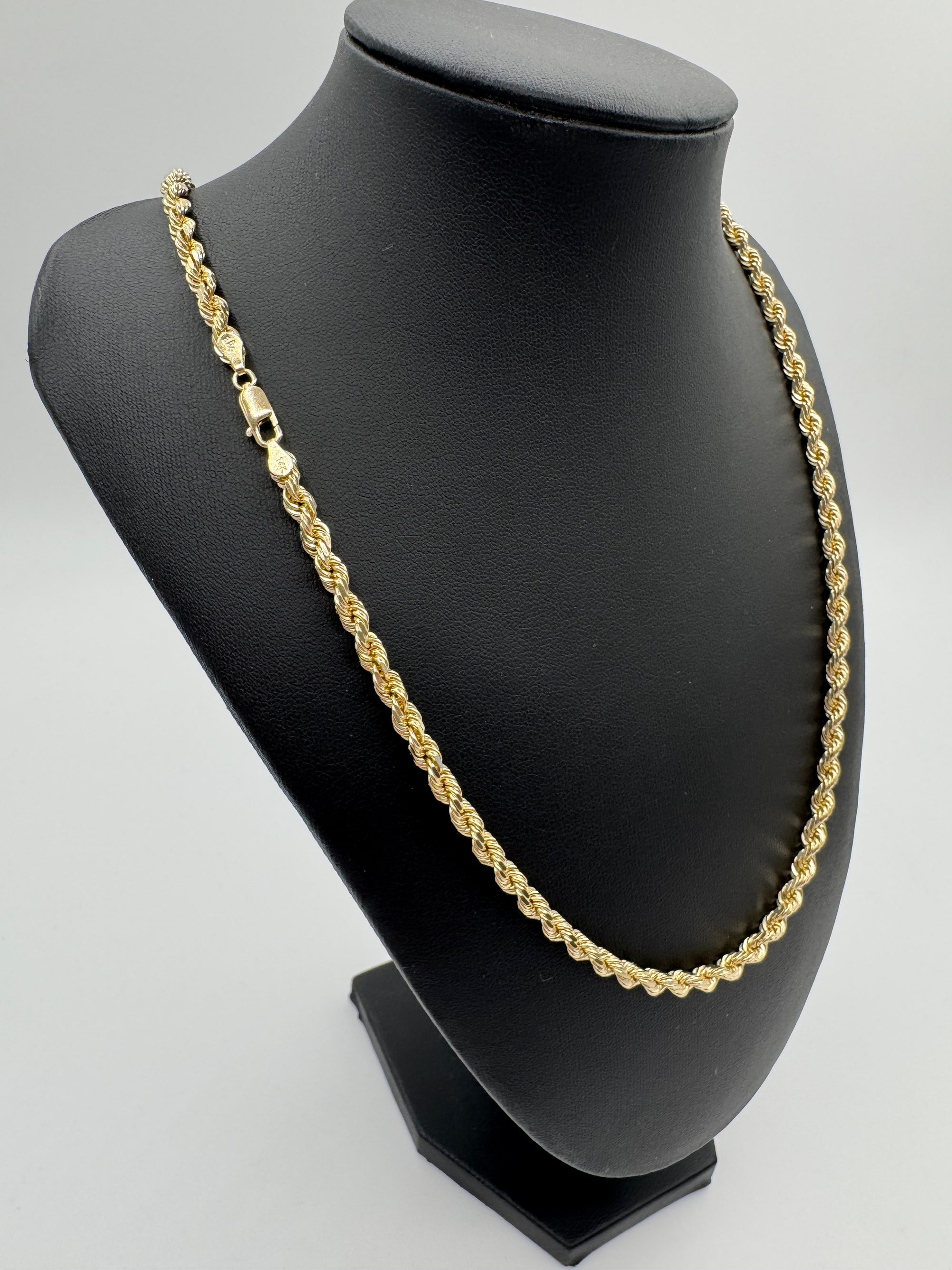 5mm Rope Chain 24 inches (DIAMOND CUT)