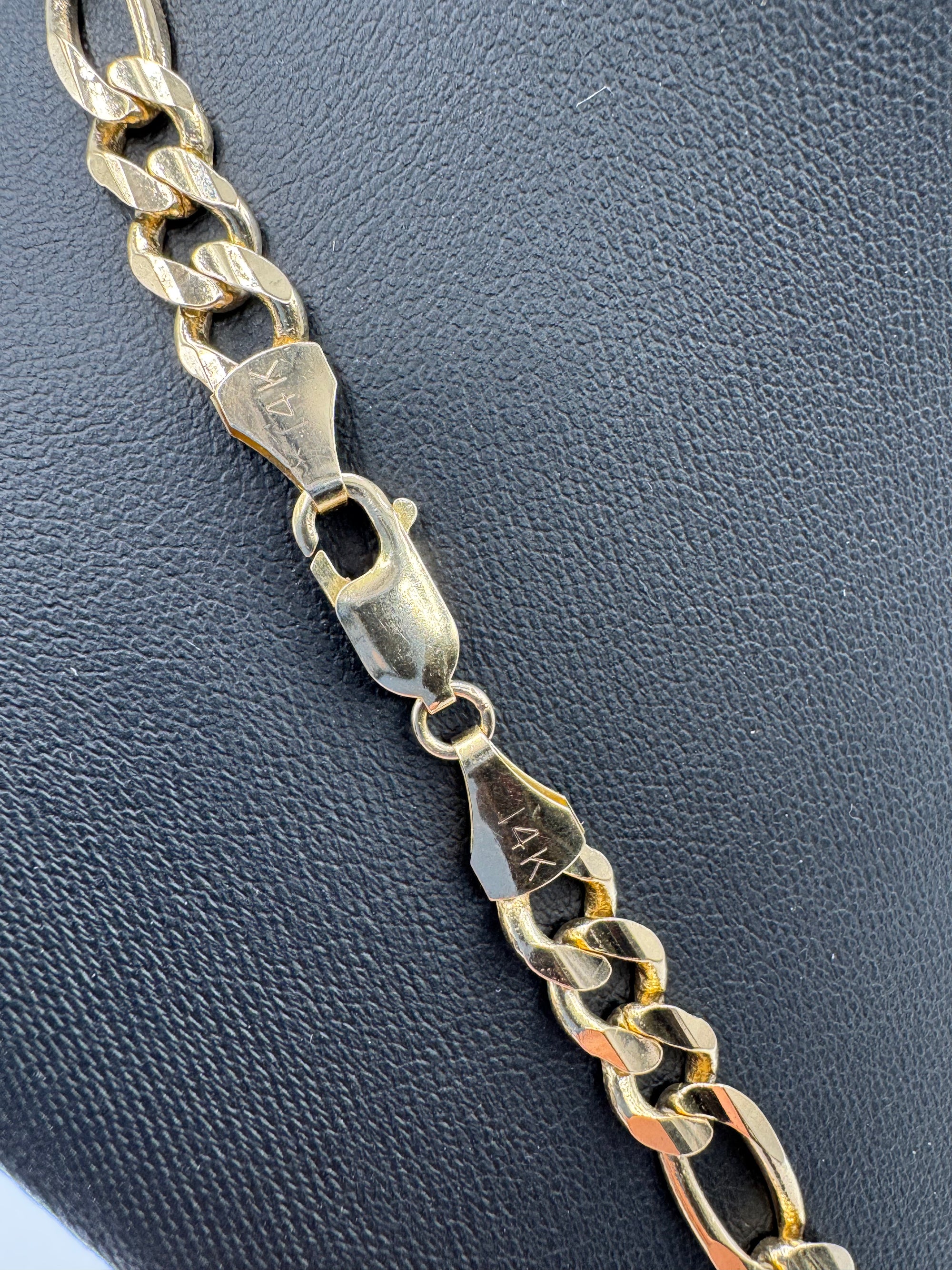 7mm Figaro Chain 22 inches