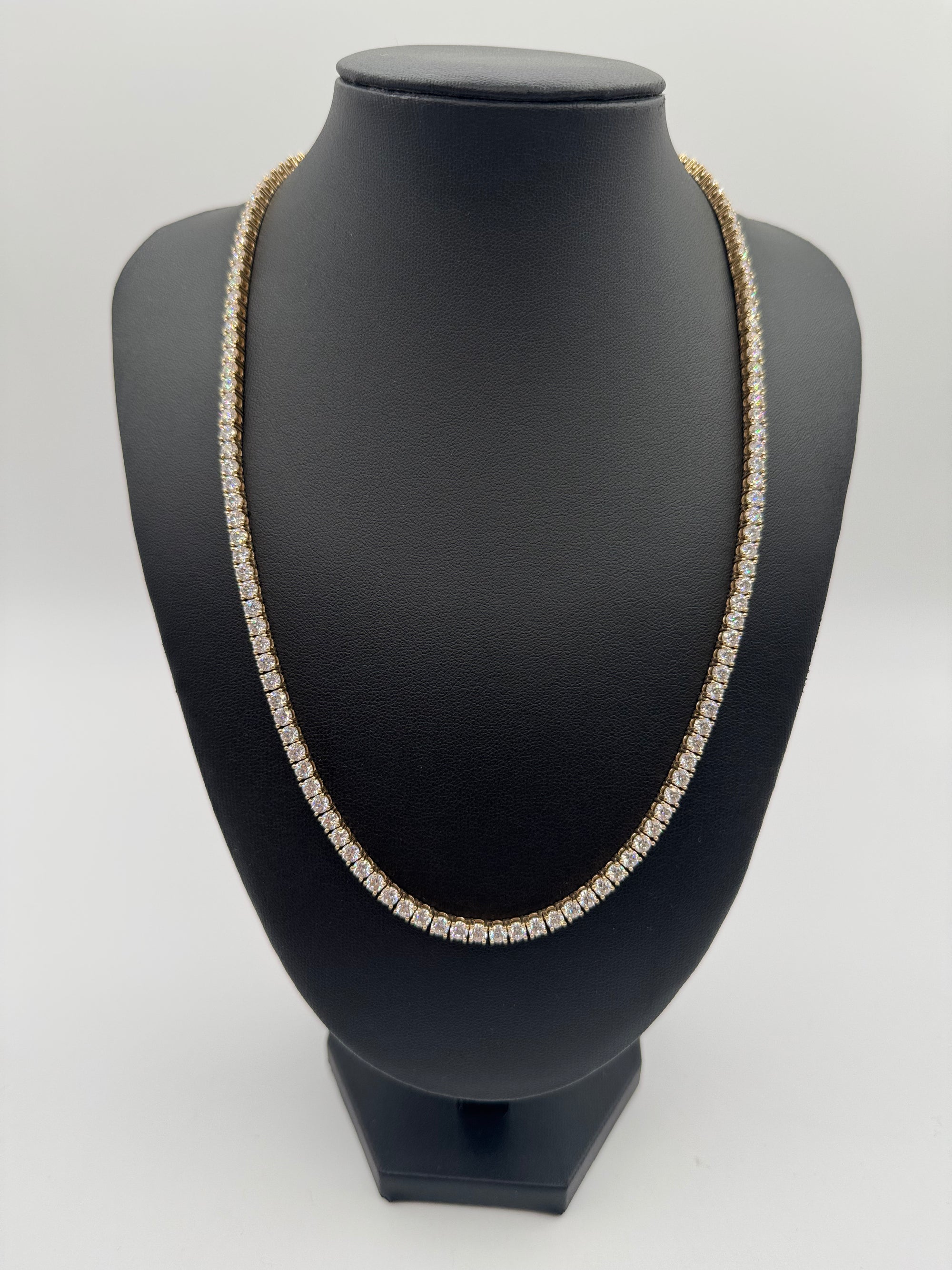 3.5MM Moissanite Tennis Chain 20 inches