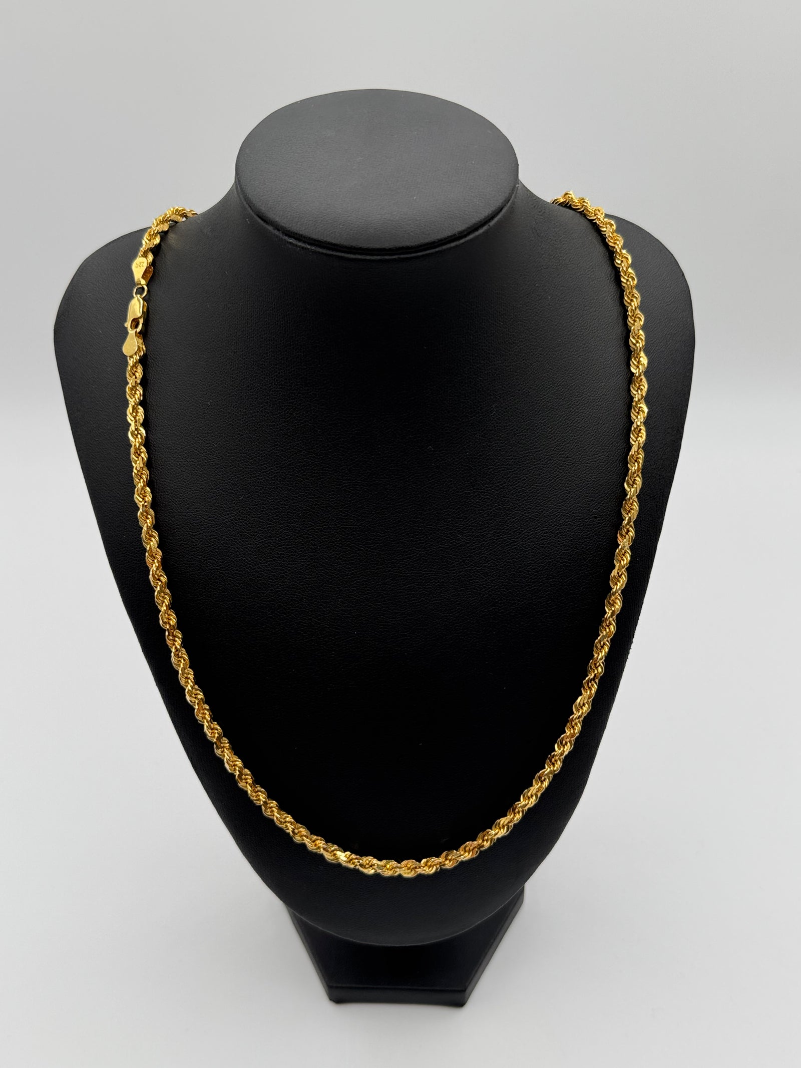 5mm Rope Chain 24 inches (DIAMOND CUT)