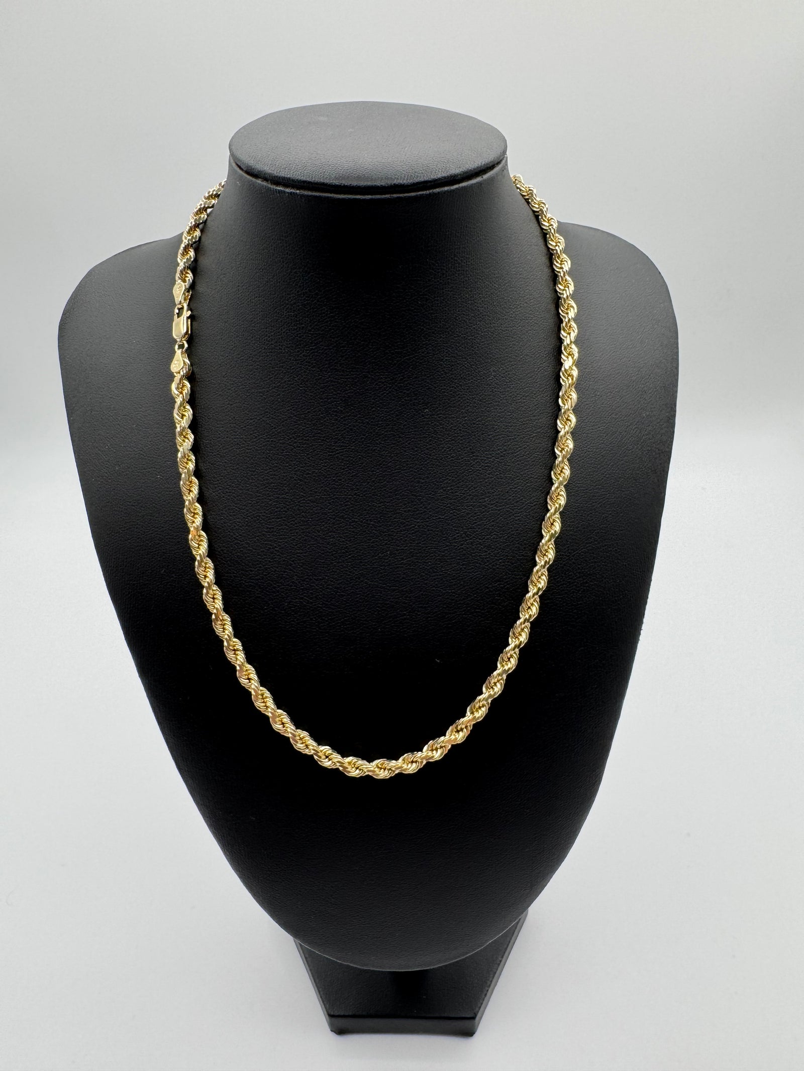 5mm Rope Chain 18 inches (DIAMOND CUT)