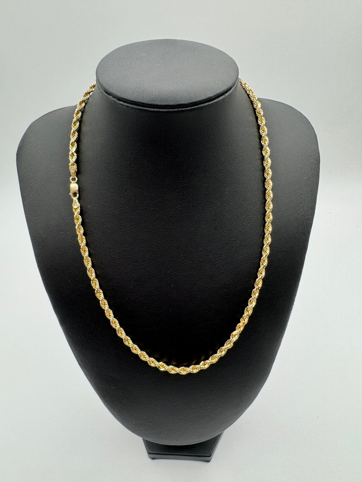 4mm Rope Chain 18 inches (DIAMOND CUT)