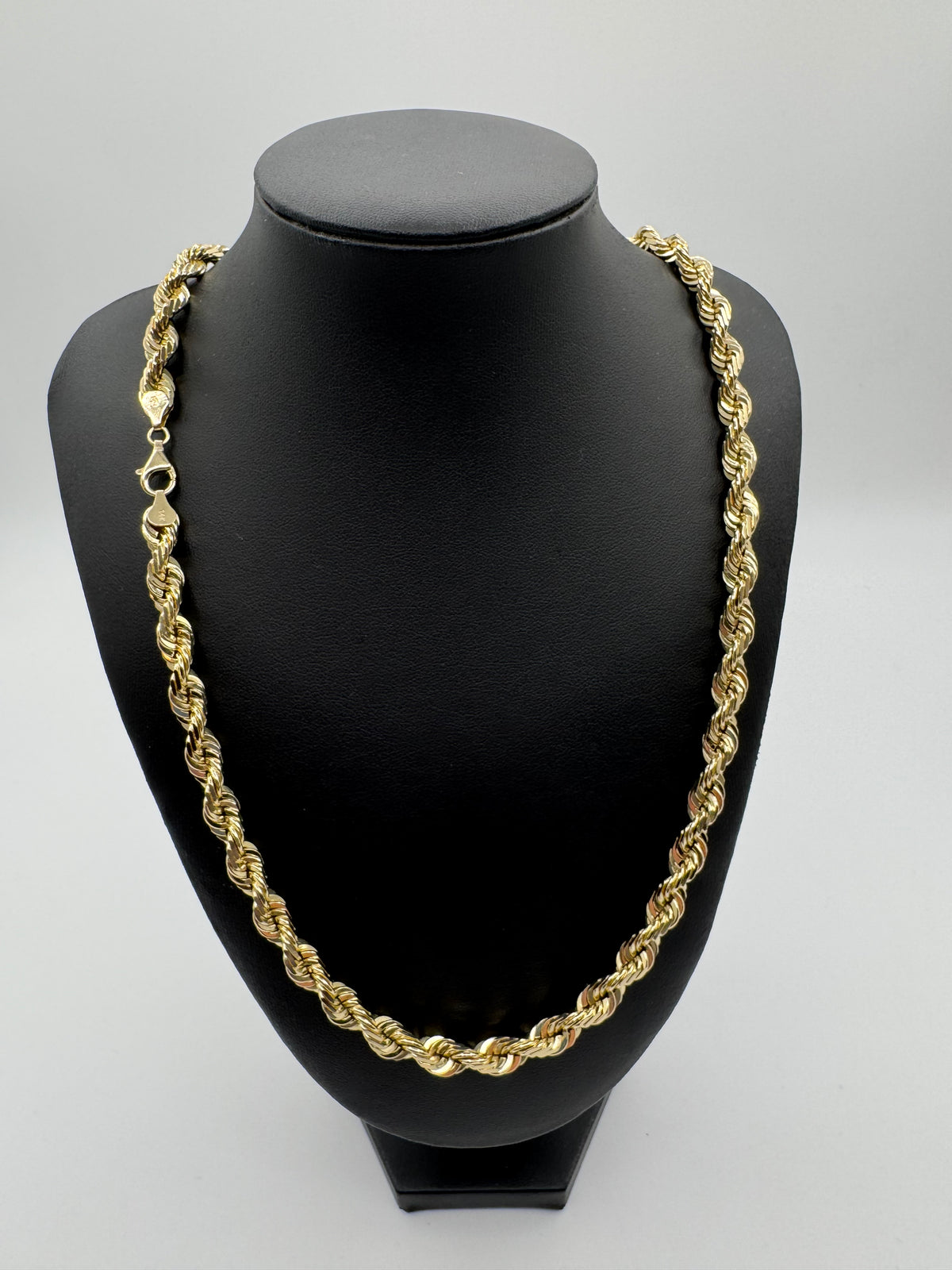 7mm Rope Chain 24 inches (DIAMOND CUT)