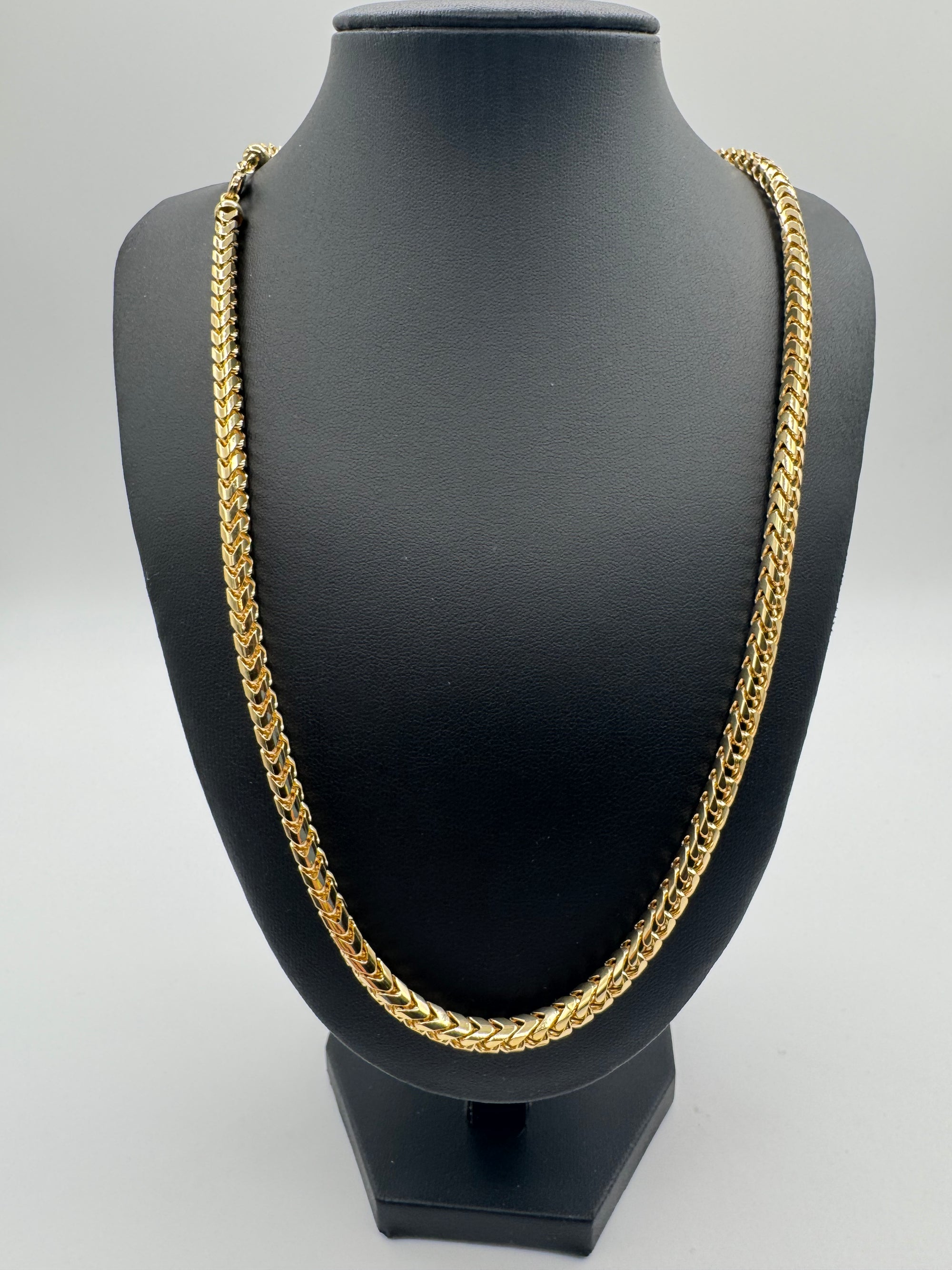 5MM Franco Chain 24 inch (PLAIN)