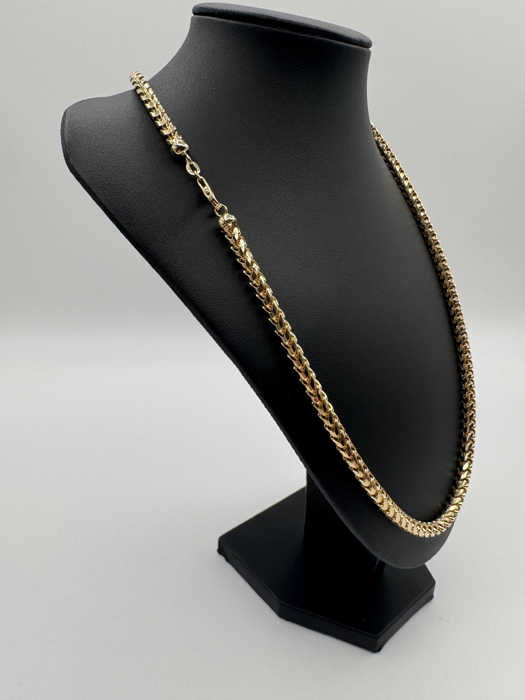 5mm Franco Chain 23 inches (DIAMOND CUT)