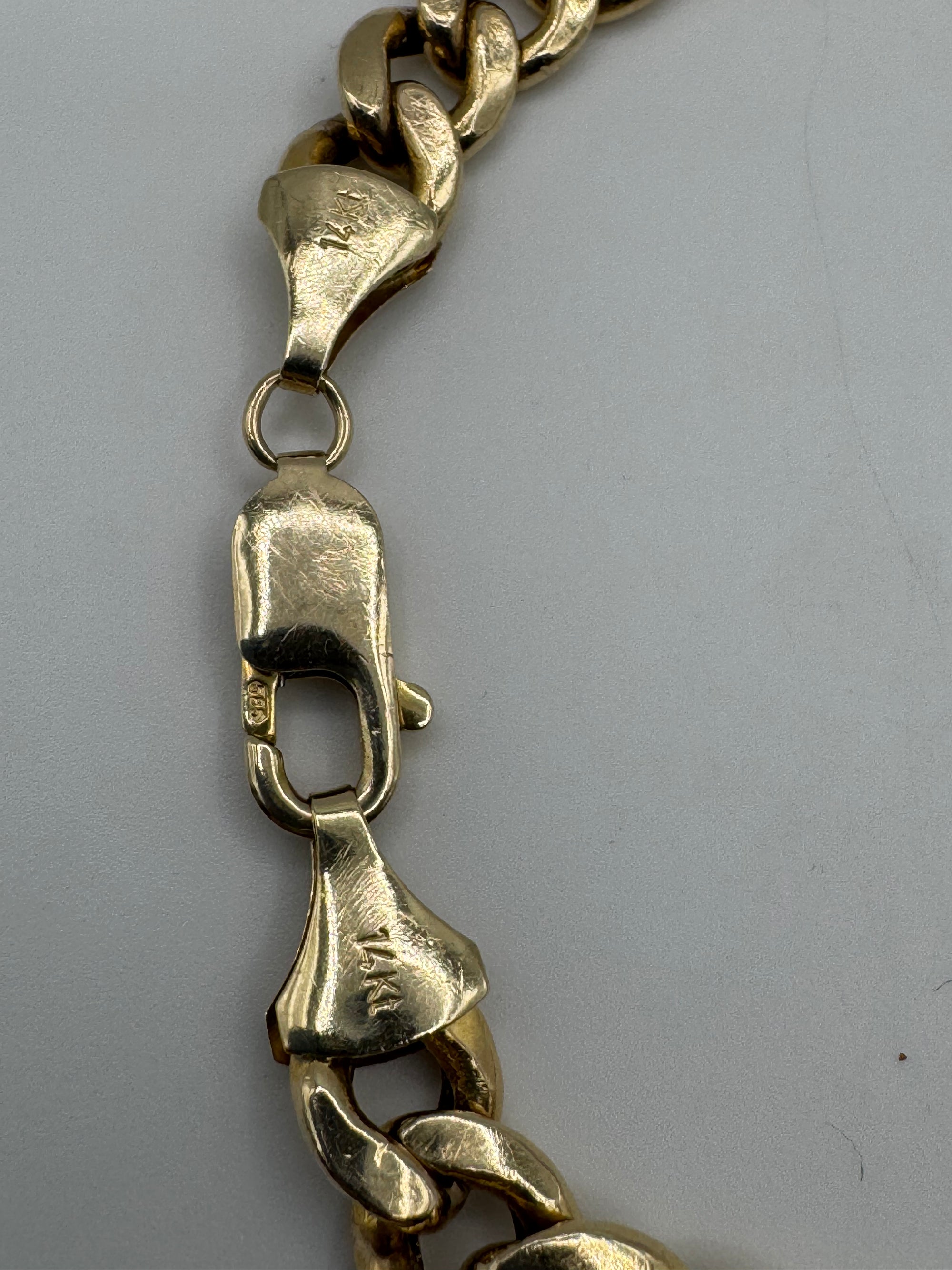 8MM Miami Cuban Link 9.5 inches (HOLLOW)