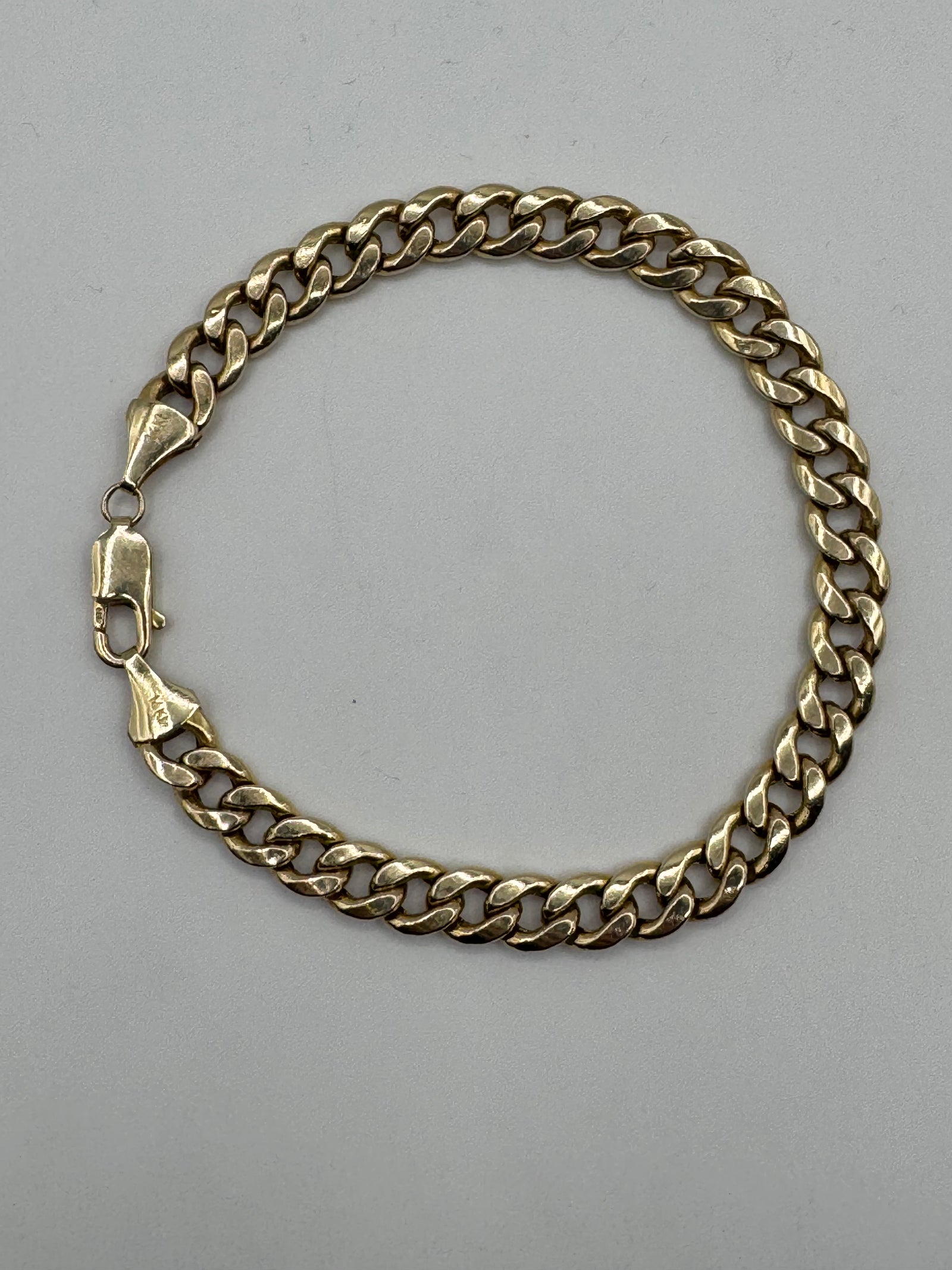 8MM Miami Cuban Link 9.5 inches (HOLLOW)