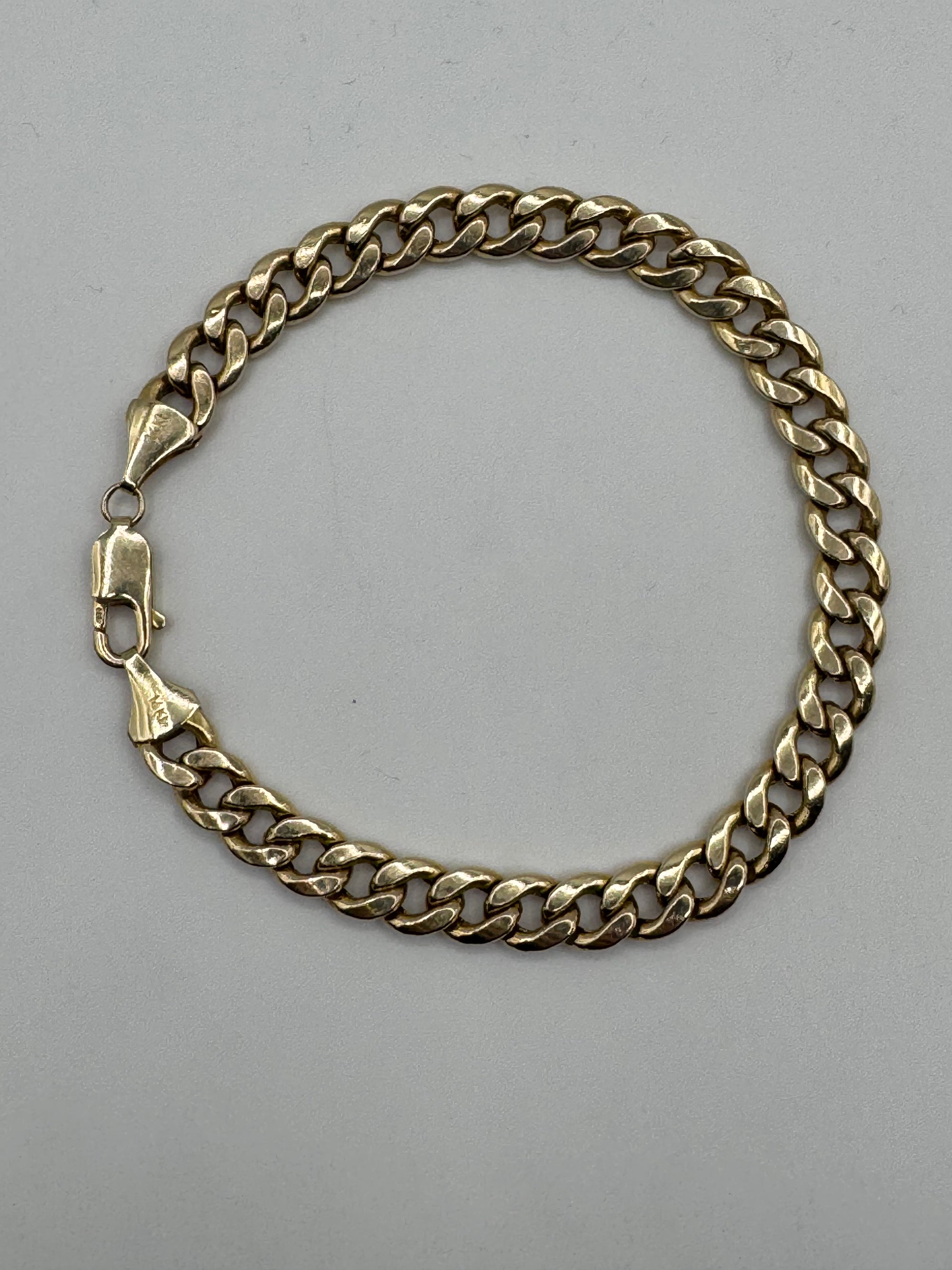 8MM Miami Cuban Link 9.5 inches (HOLLOW)