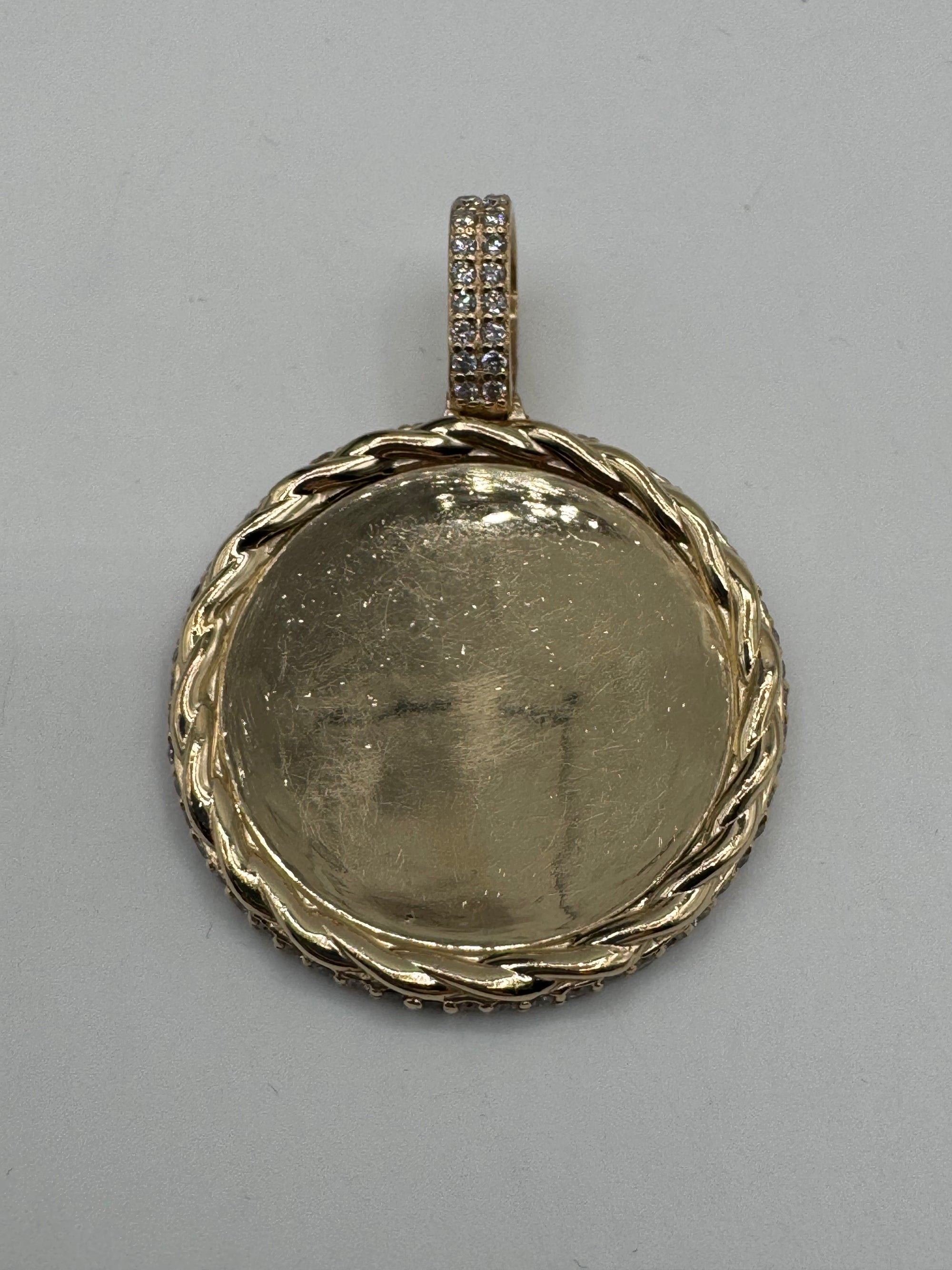 Round Photo Pendant (DIAMOND)-2 Inch